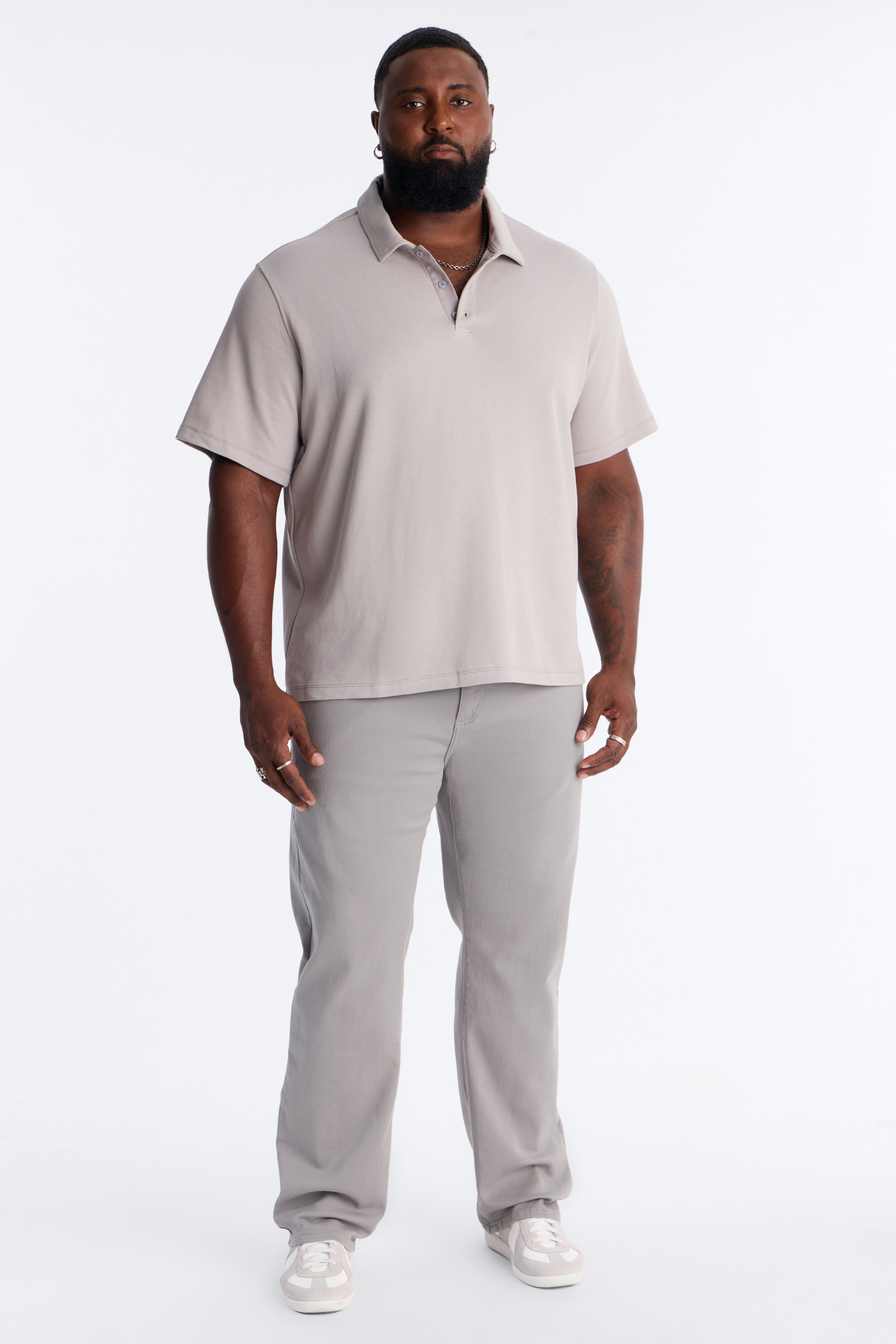 Mike Straight Taper Jeans - Grey image 1