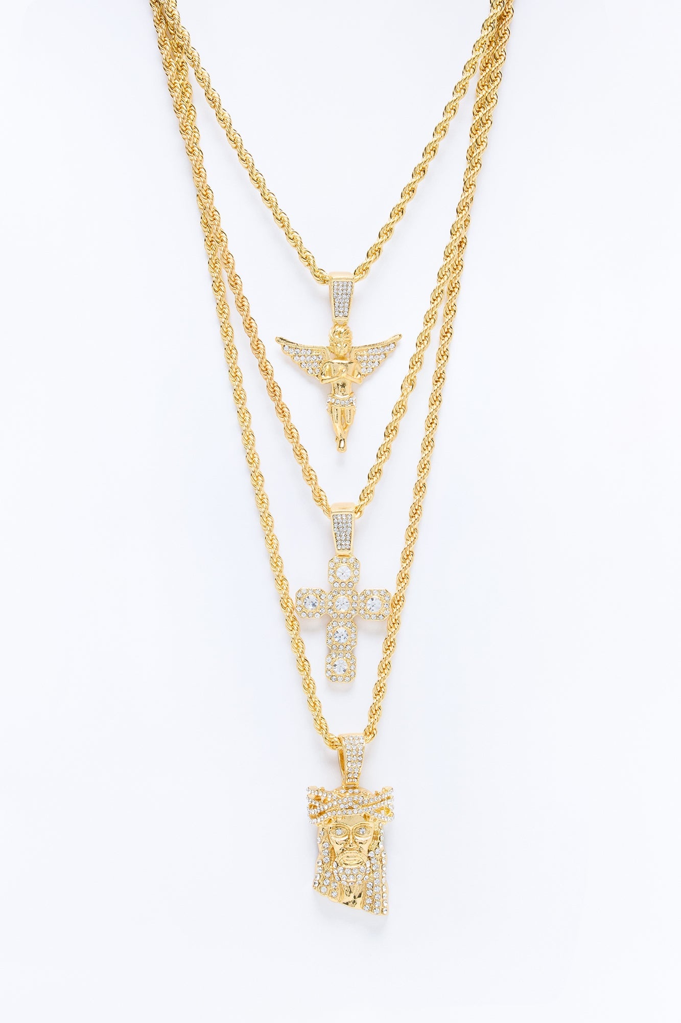 Angels Landing Necklace Set - Gold image 3
