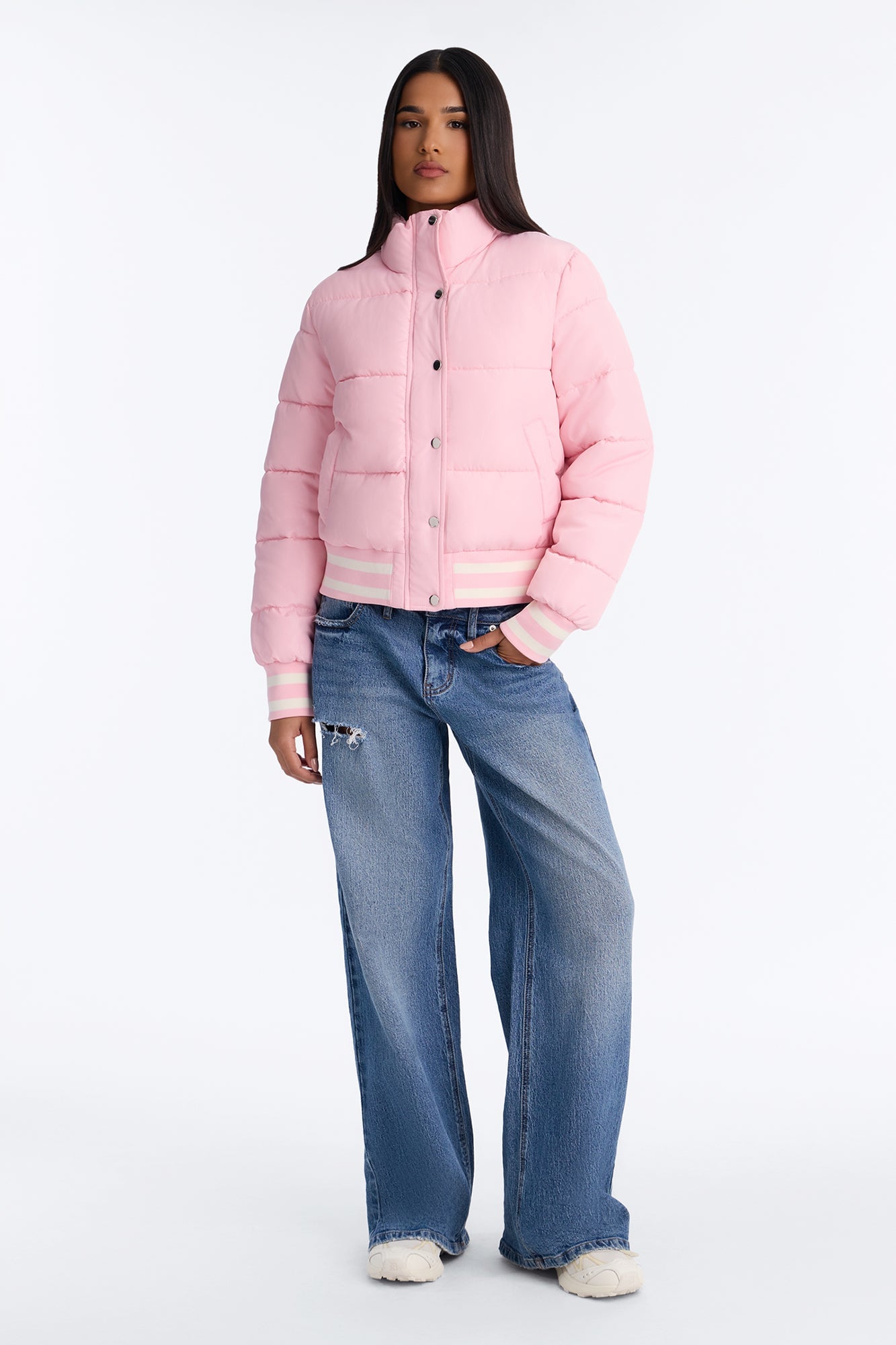 Mrs. Jackson Puffer Jacket - Mauve image 6