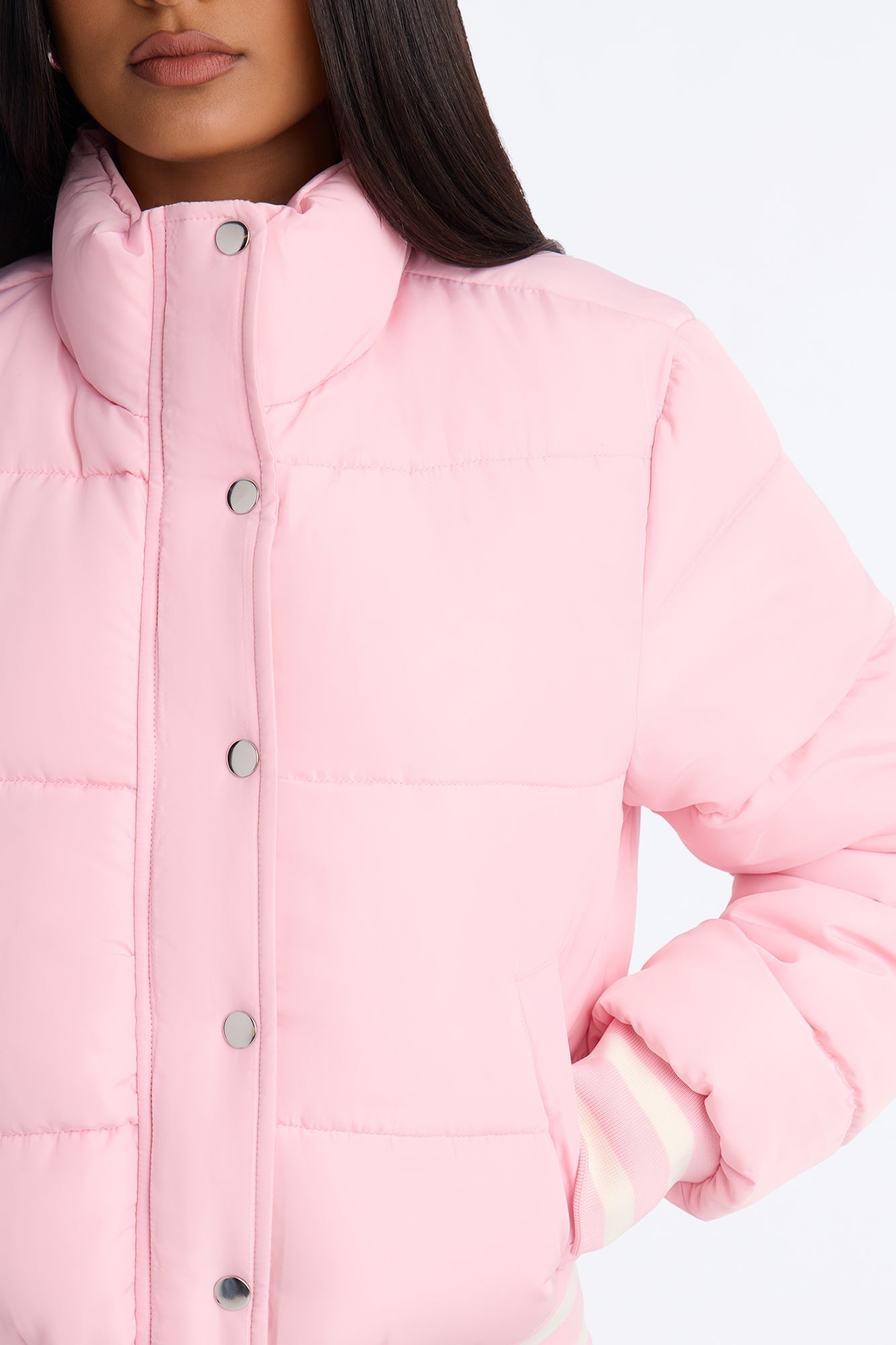 Mrs. Jackson Puffer Jacket - Mauve image 7