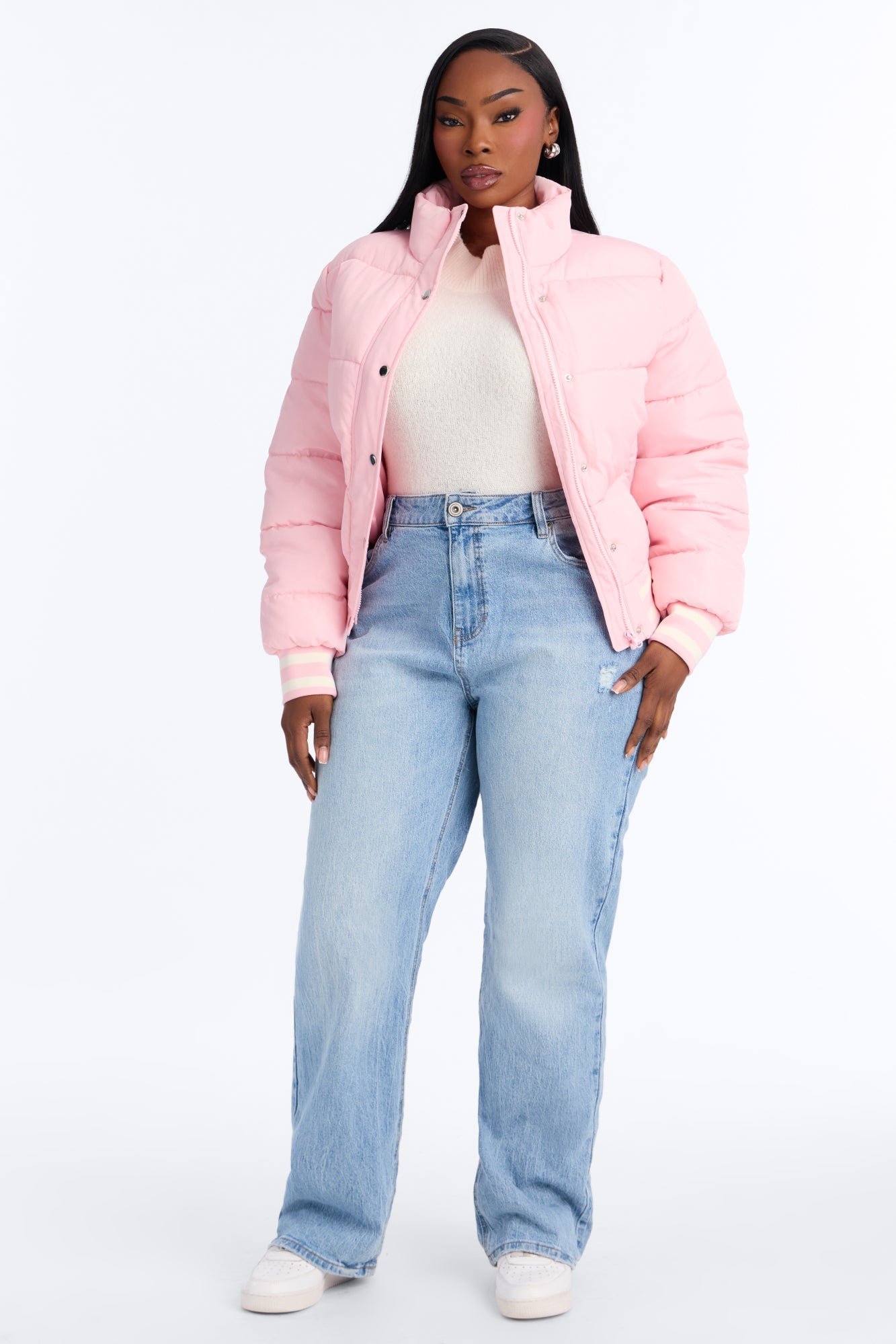 Mrs. Jackson Puffer Jacket - Mauve image 2