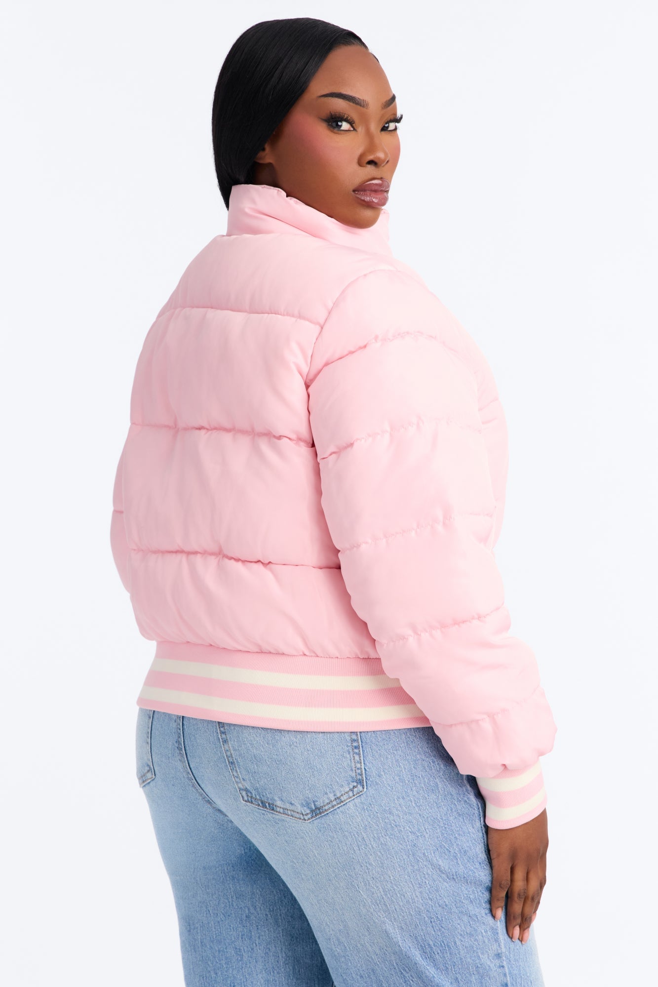 Mrs. Jackson Puffer Jacket - Mauve image 4