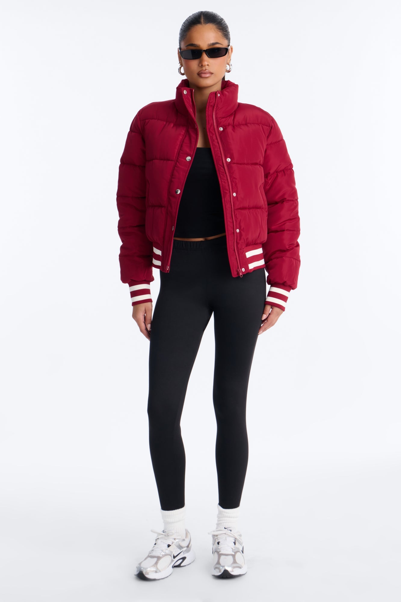 Mrs. Jackson Puffer Jacket - Red image 6