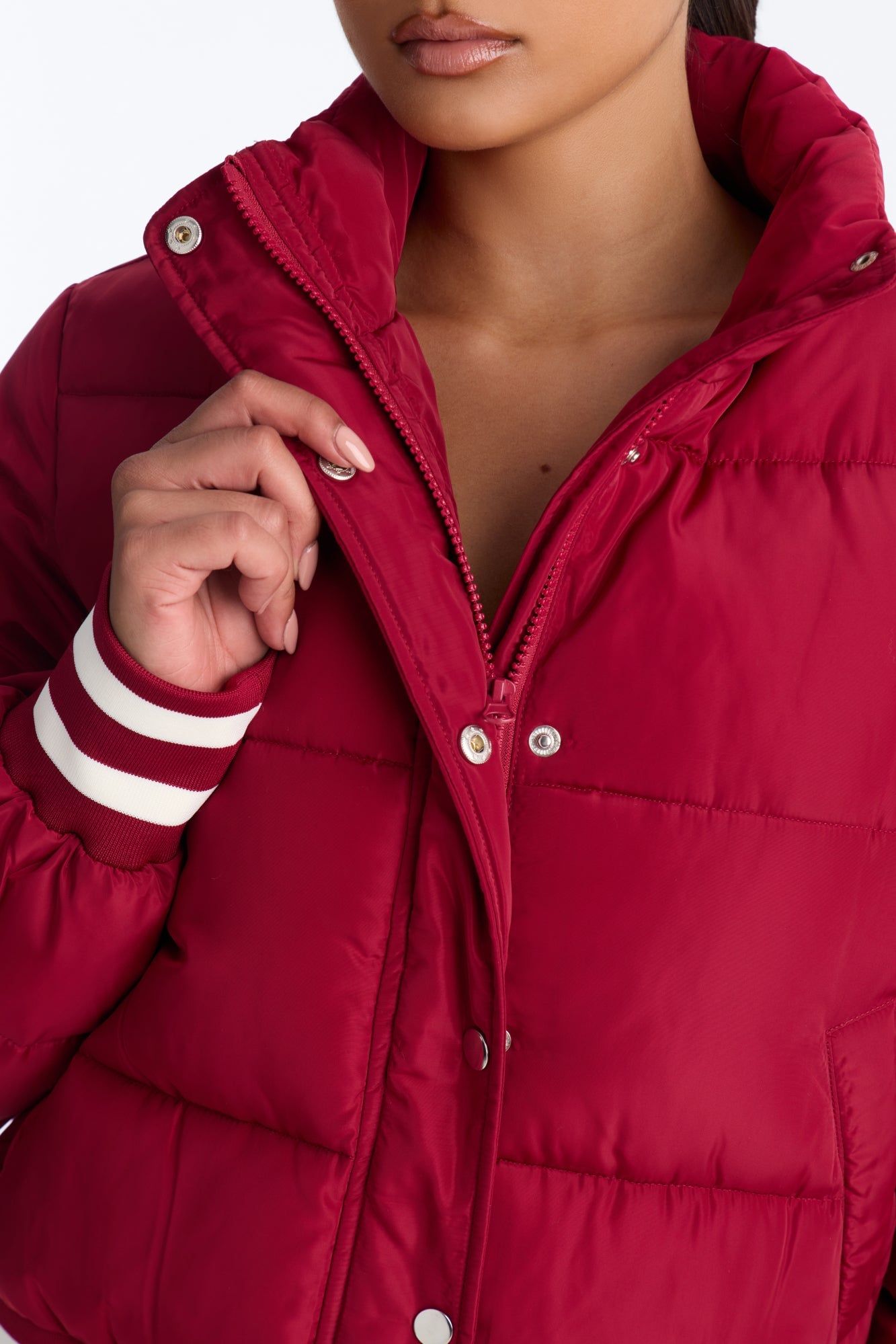Mrs. Jackson Puffer Jacket - Red image 8