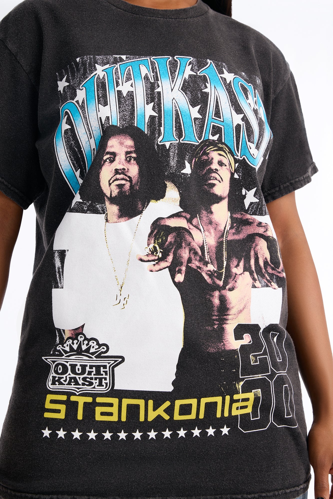 Outkast Album Pose Washed Tee - Black image 7