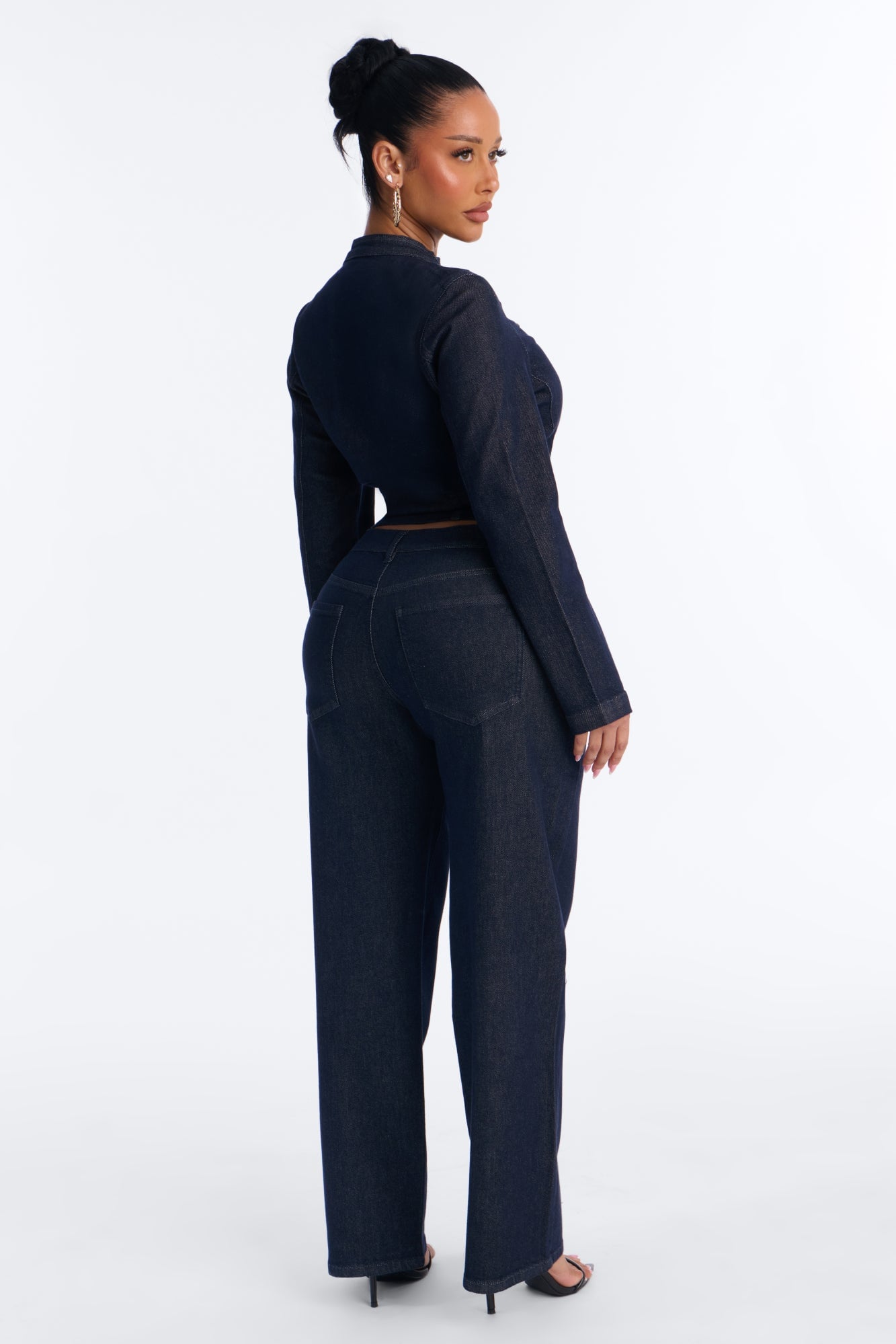 Frankie Denim Pant Set - Dark Wash image 8
