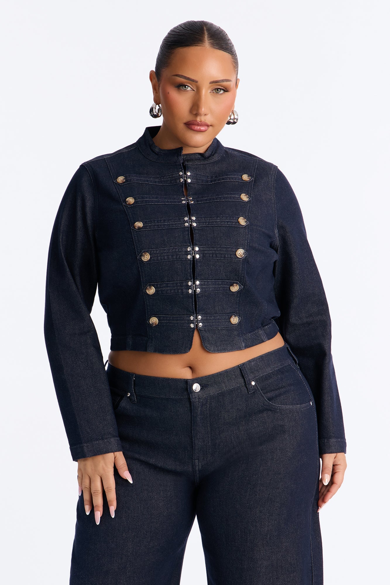 Frankie Denim Pant Set - Dark Wash image 2