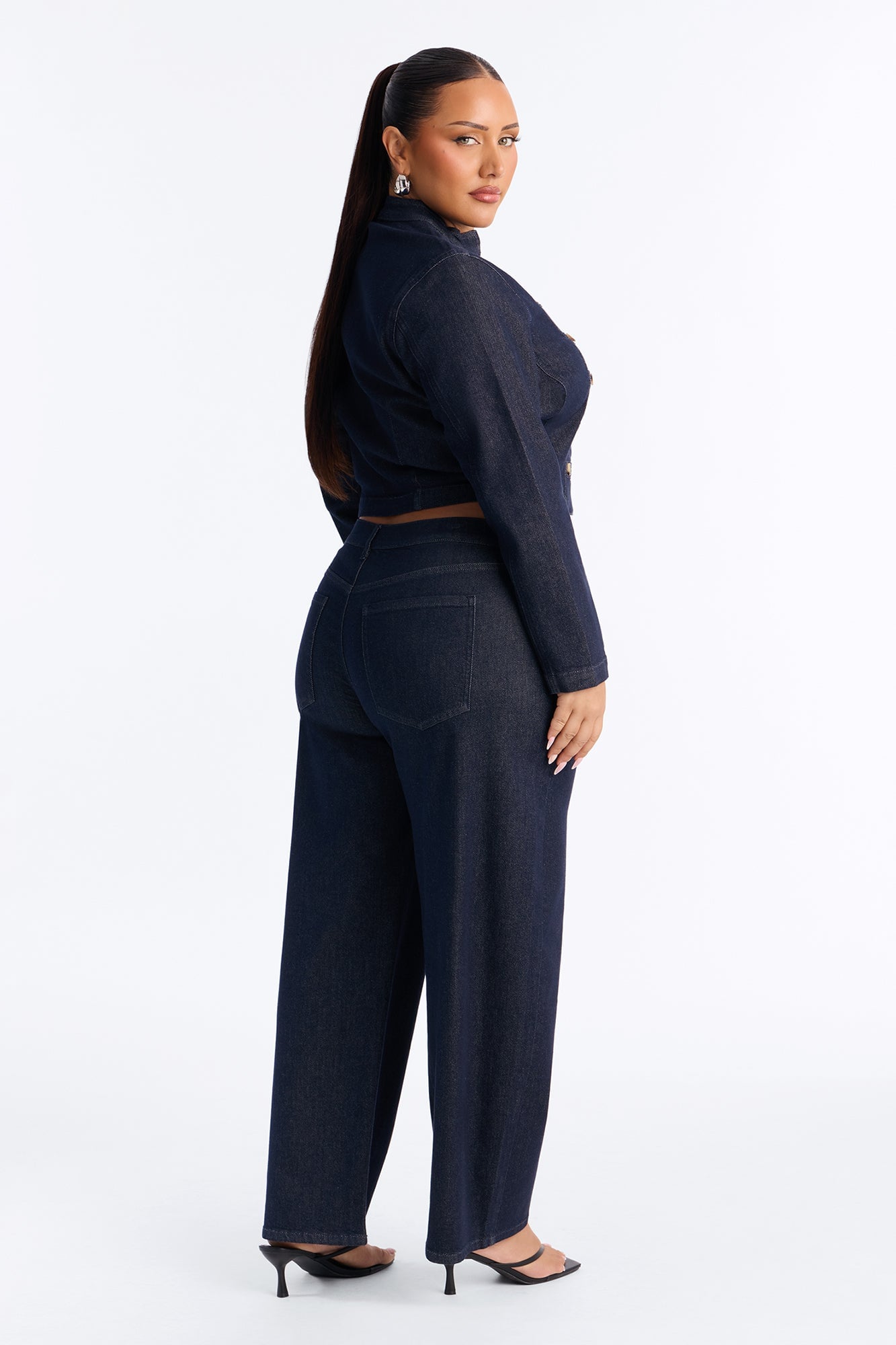 Frankie Denim Pant Set - Dark Wash image 3