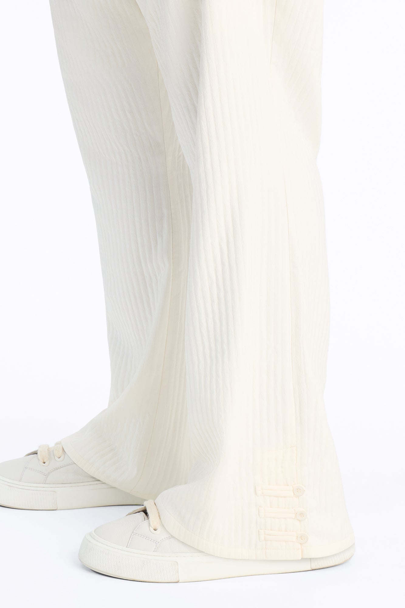 Straight Flare Dynasty Pant - Cream image 5