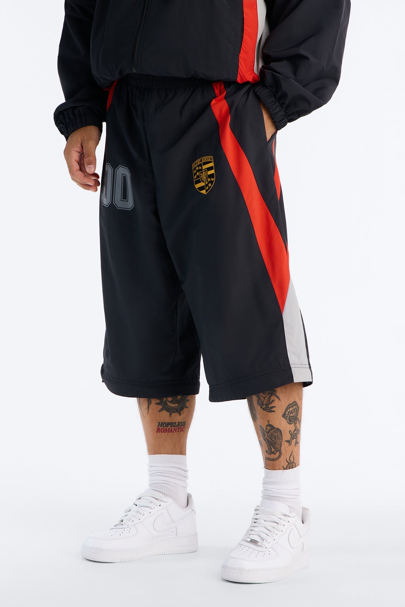 Baggy Victory Mindset Convertible Track Pant - Black/combo image 7