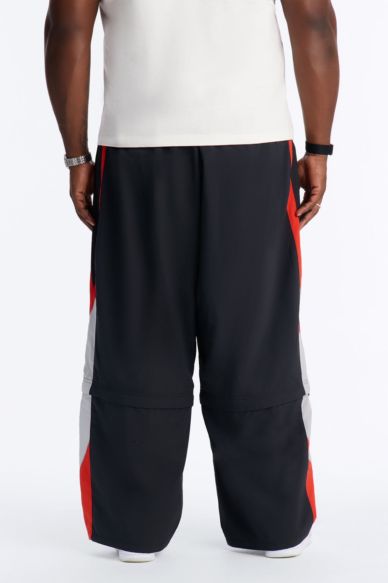 Baggy Victory Mindset Convertible Track Pant - Black/combo image 4