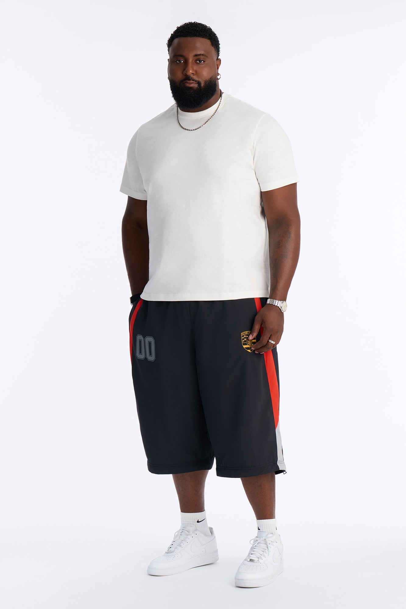 Baggy Victory Mindset Convertible Track Pant - Black/combo image 5