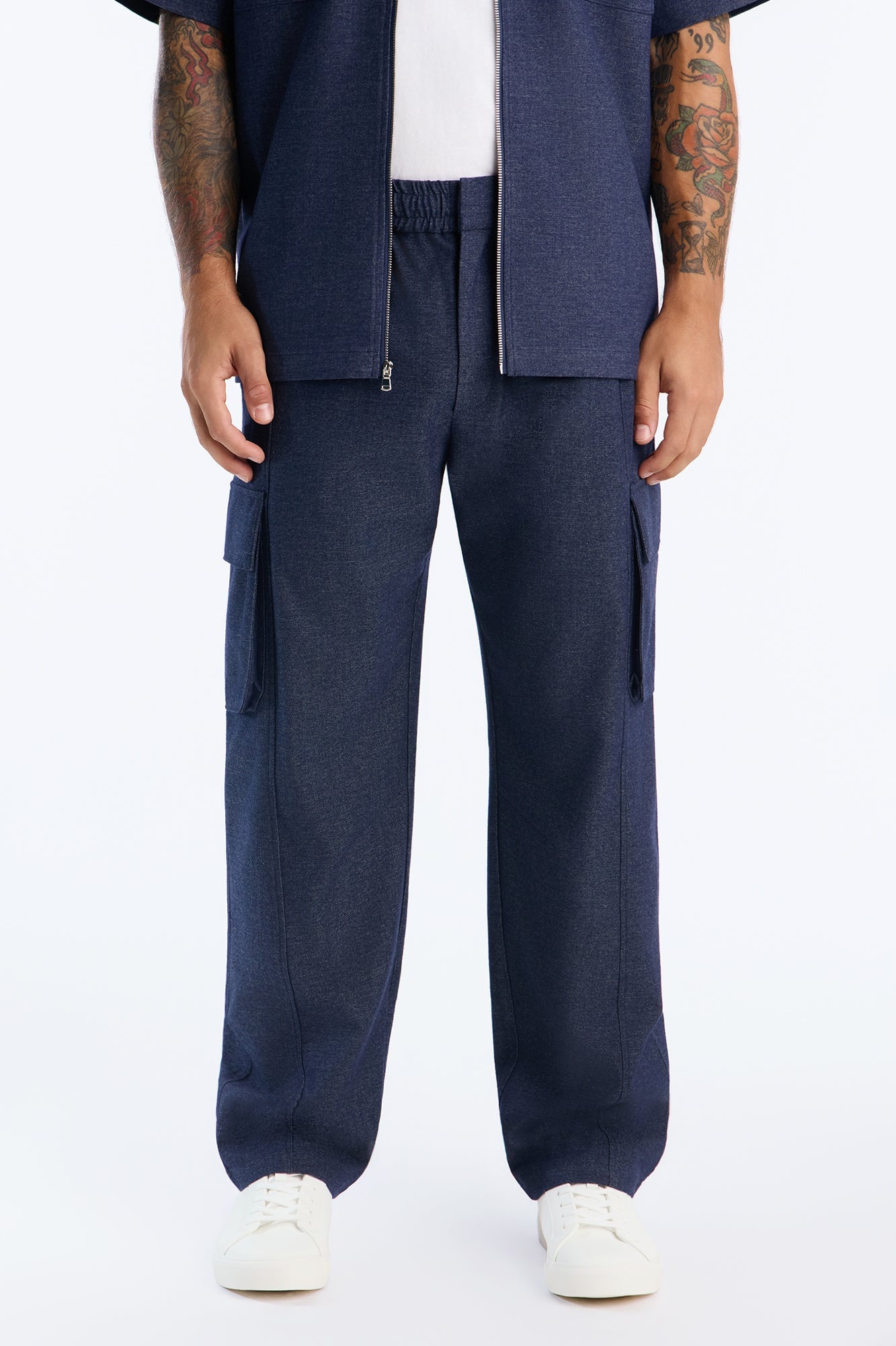 Moderne Cargo Straight Trouser - Navy image 10