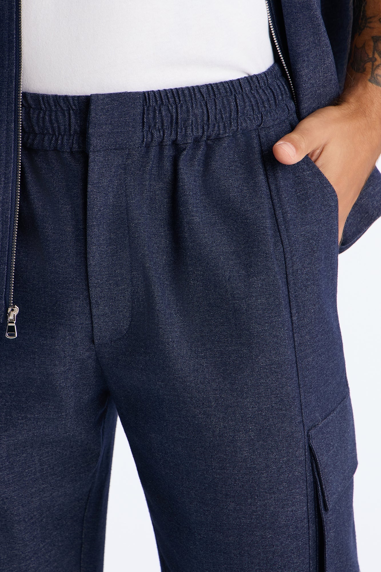 Moderne Cargo Straight Trouser - Navy image 11