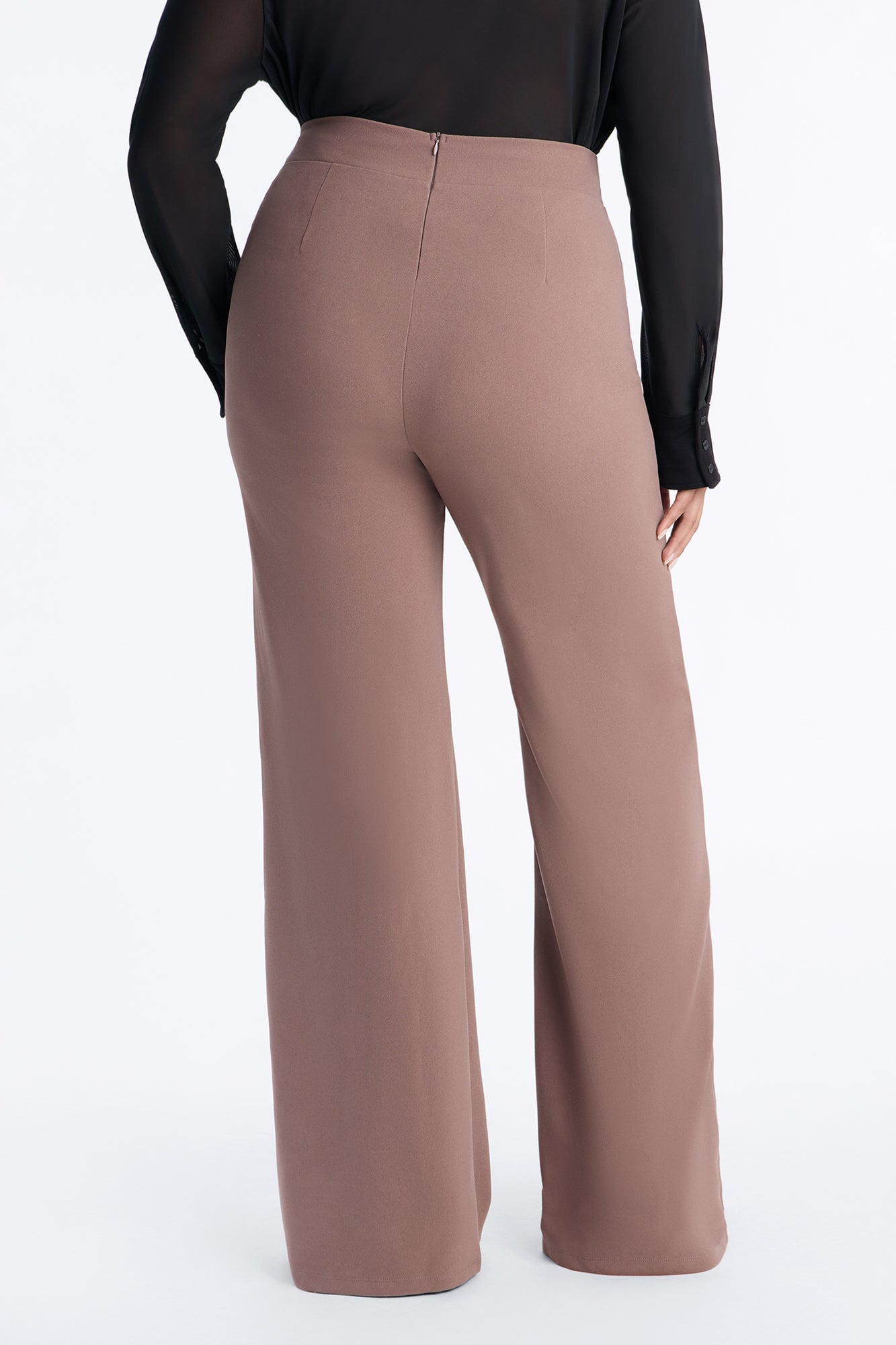 Tall Victoria High Waisted Dress Pants - Caffe image 4