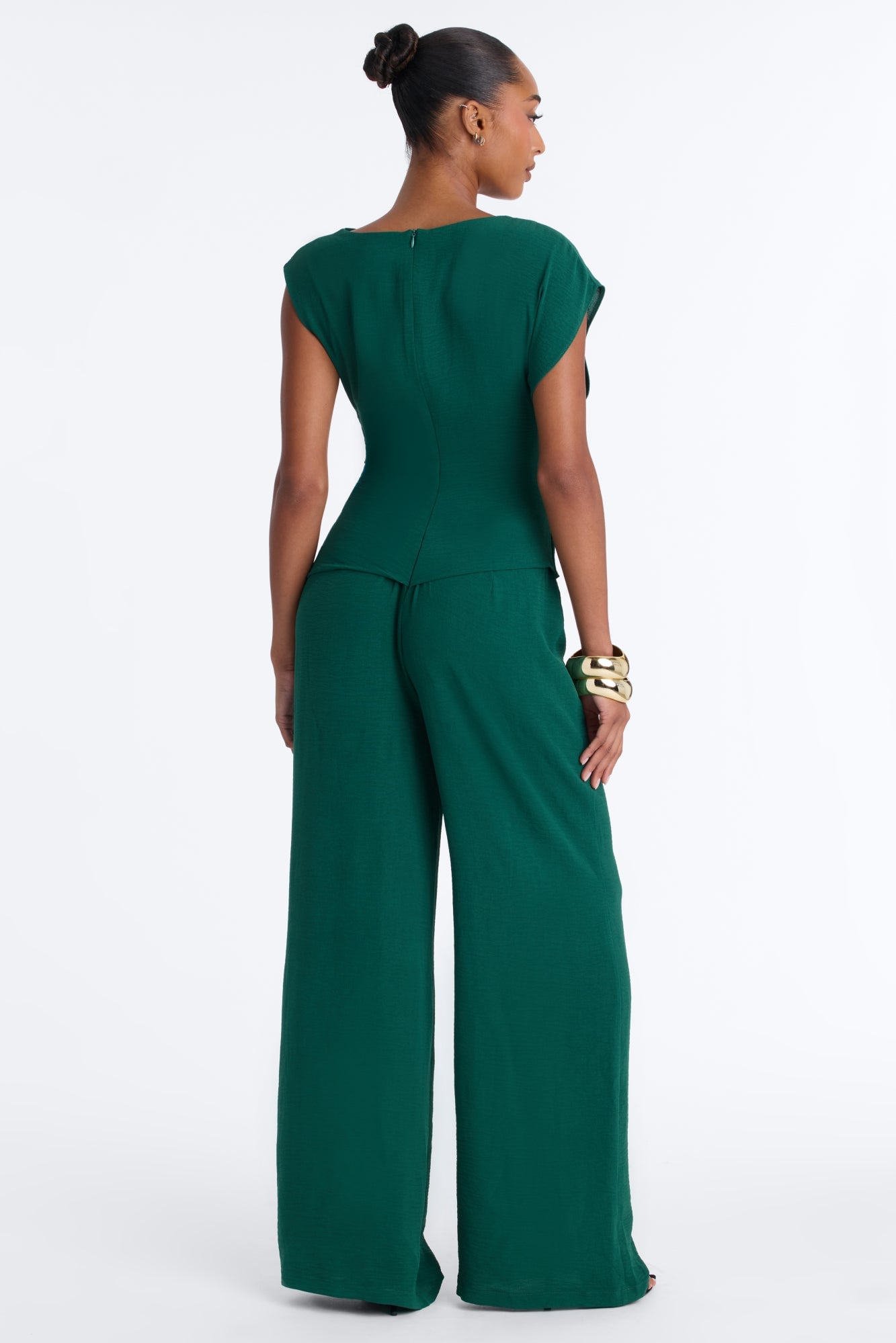 Best Influence High Neck Jumpsuit - Hunter image 8