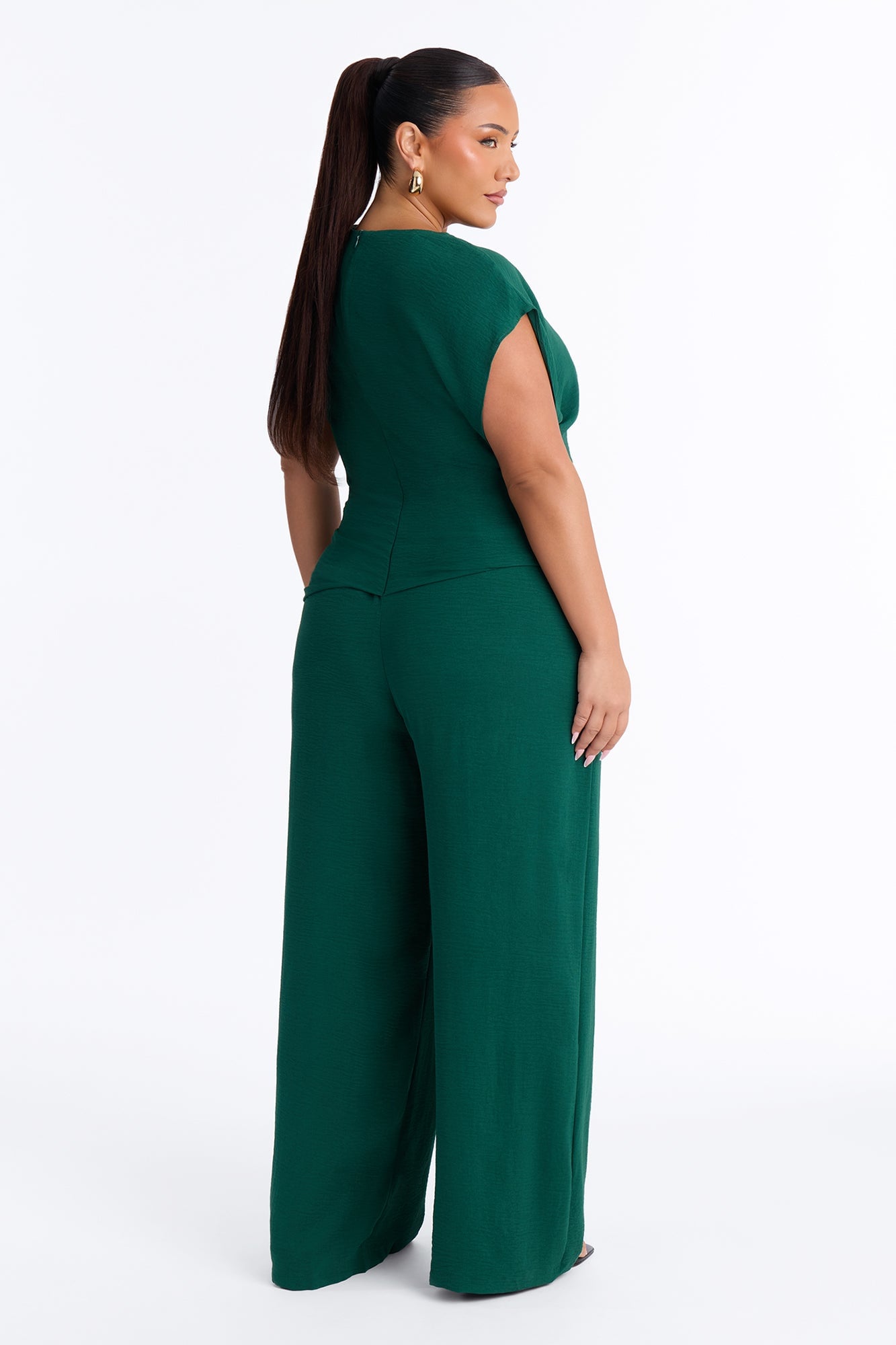 Best Influence High Neck Jumpsuit - Hunter image 4