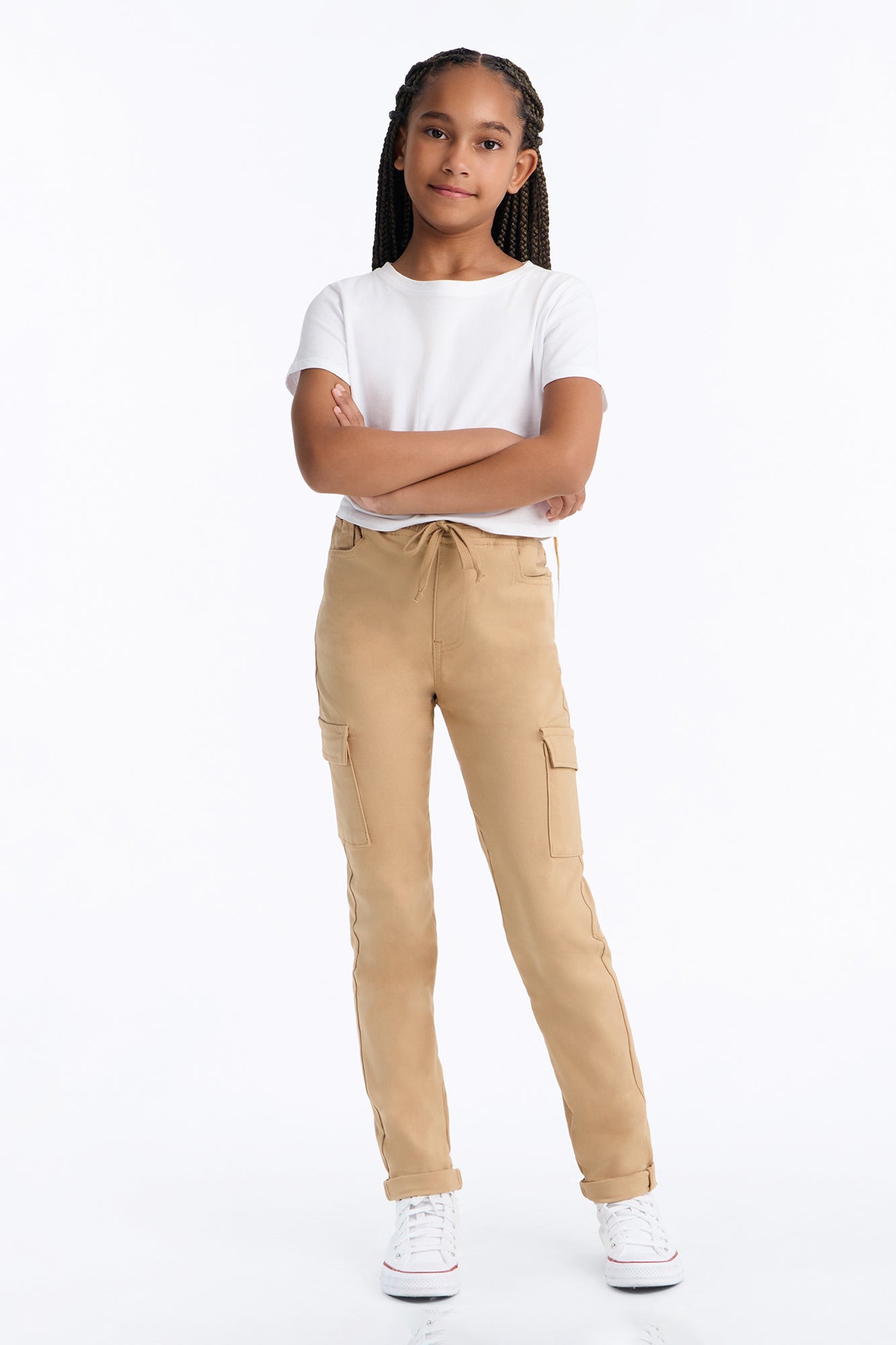 Mini Picture It Cargo Jogger Pants - Tan image 1