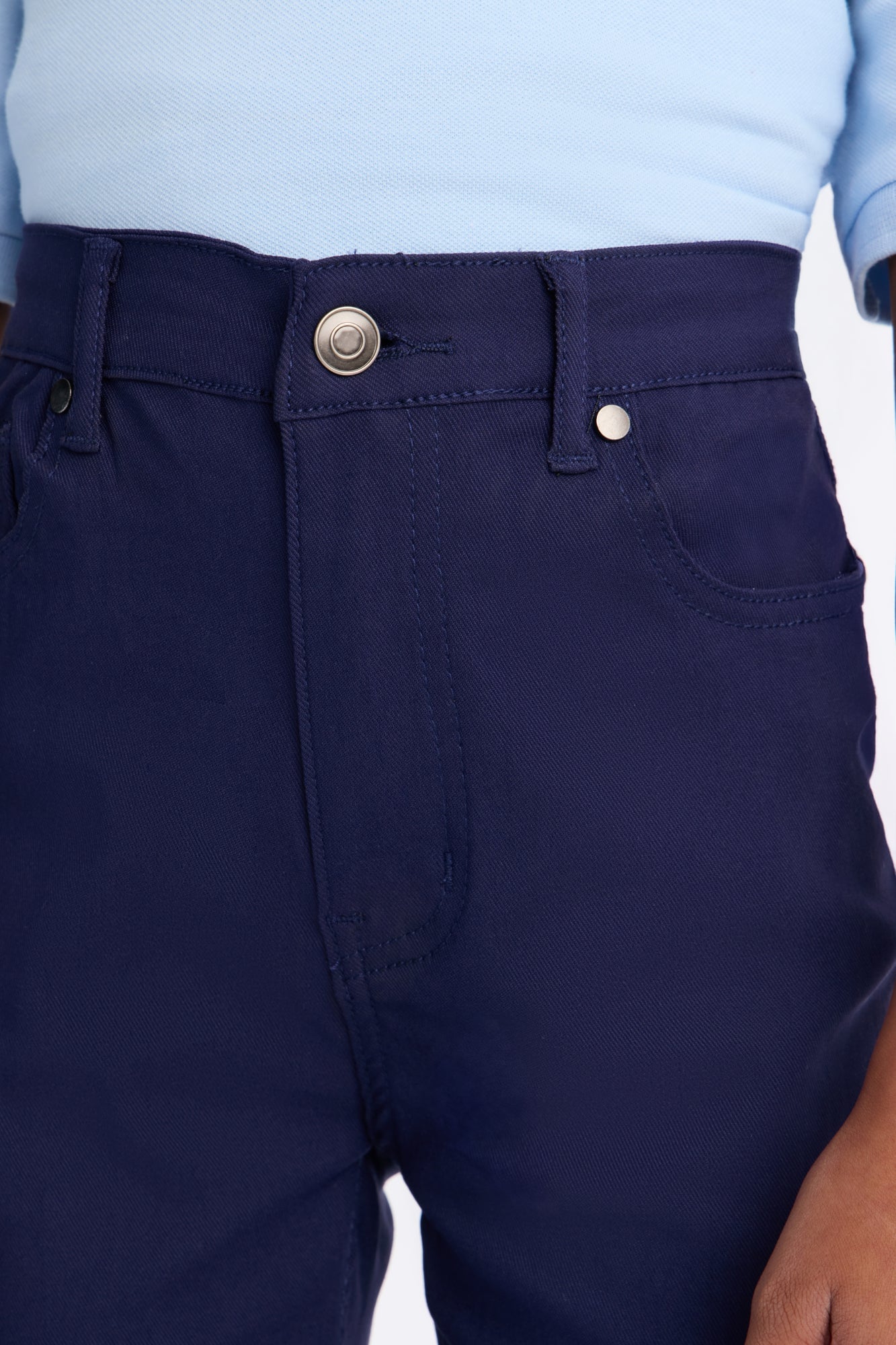 Mini Hyperstretch Skinny Pants II - Navy image 4
