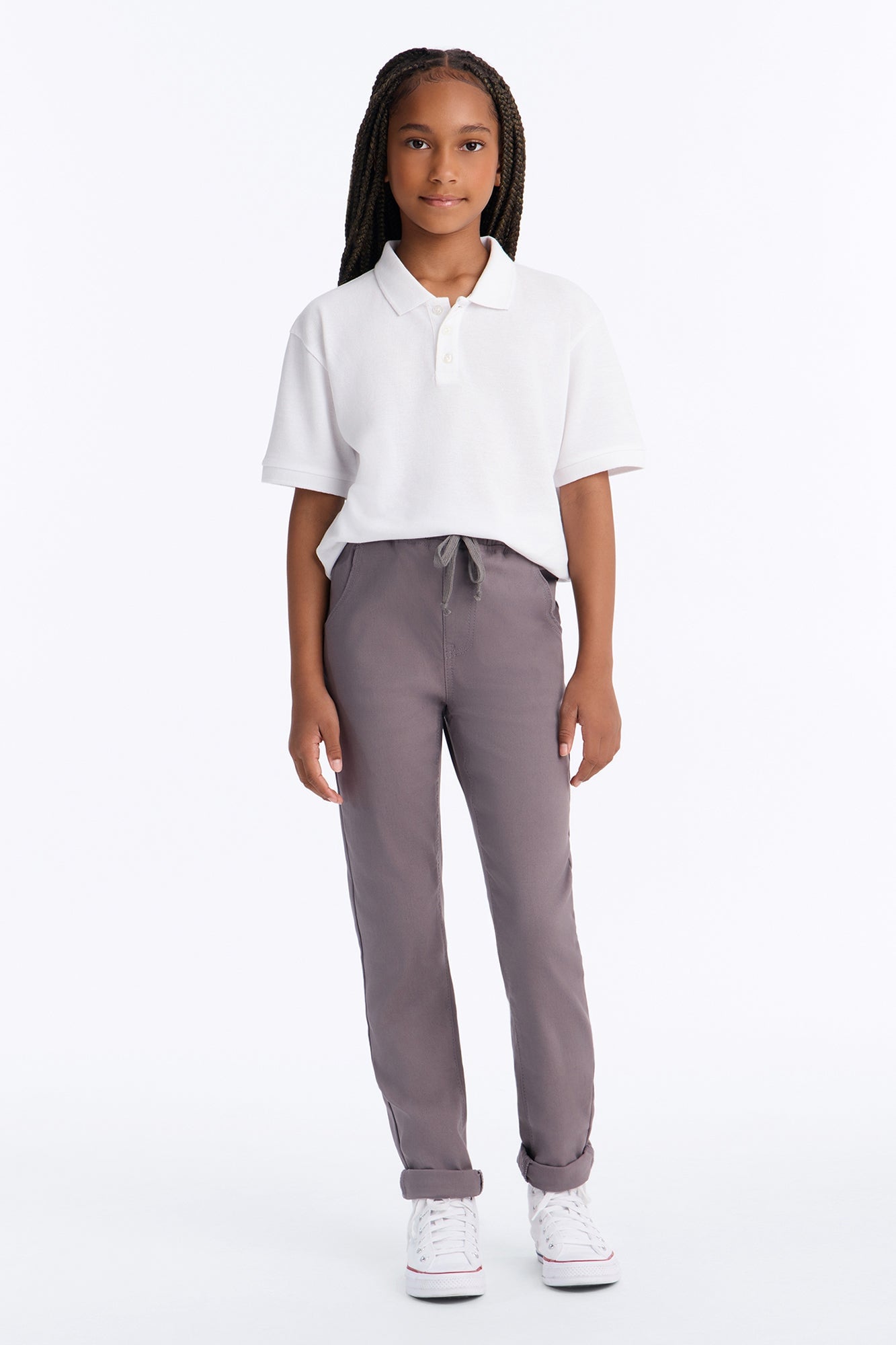 Mini Just Set Your Mind To It Jogger Pants - Charcoal image 1
