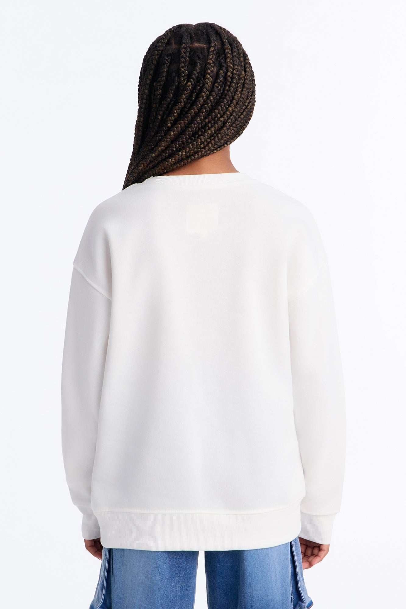 Mini Love Is All You Need Crew Neck Sweatshirt - Ivory image 3