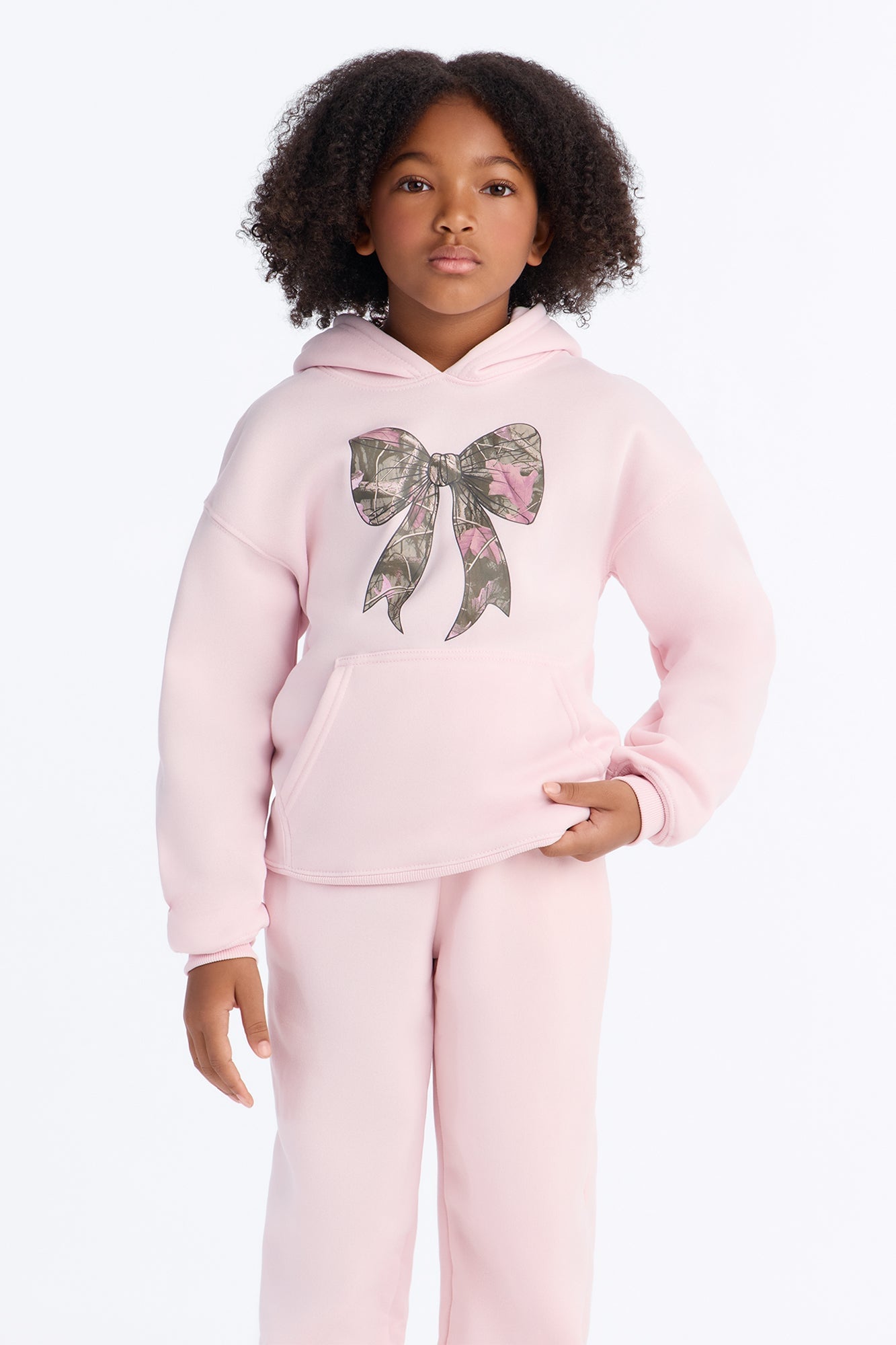 Mini Best Foot Forward Wide Leg Pant Set - Light Pink image 2
