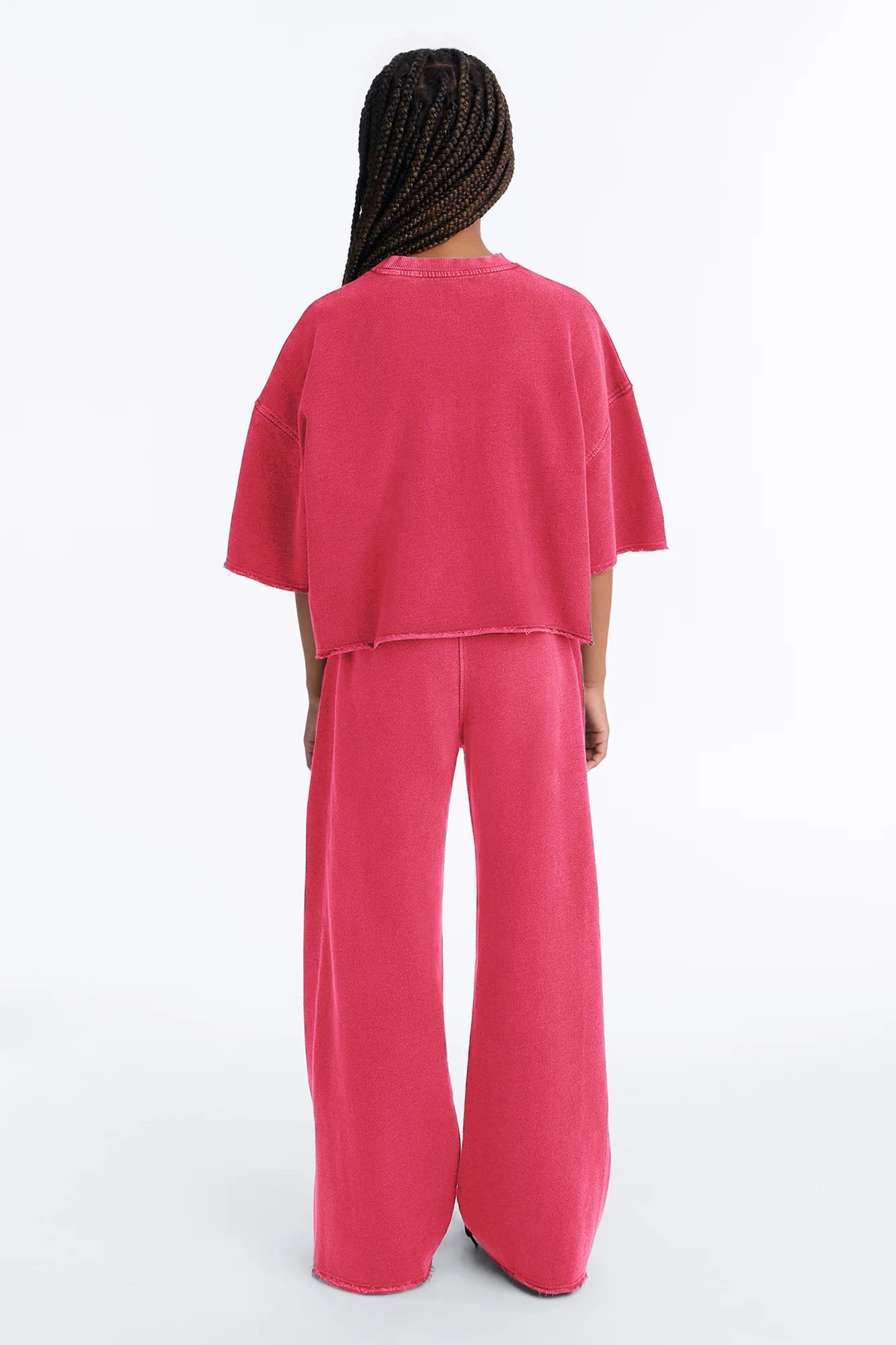 Mini Strollin' Around Pant Set - DarkRed image 3