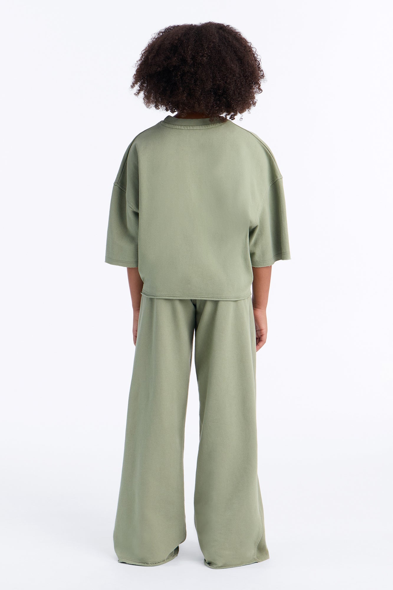 Mini Strollin' Around Pant Set - Sage image 3