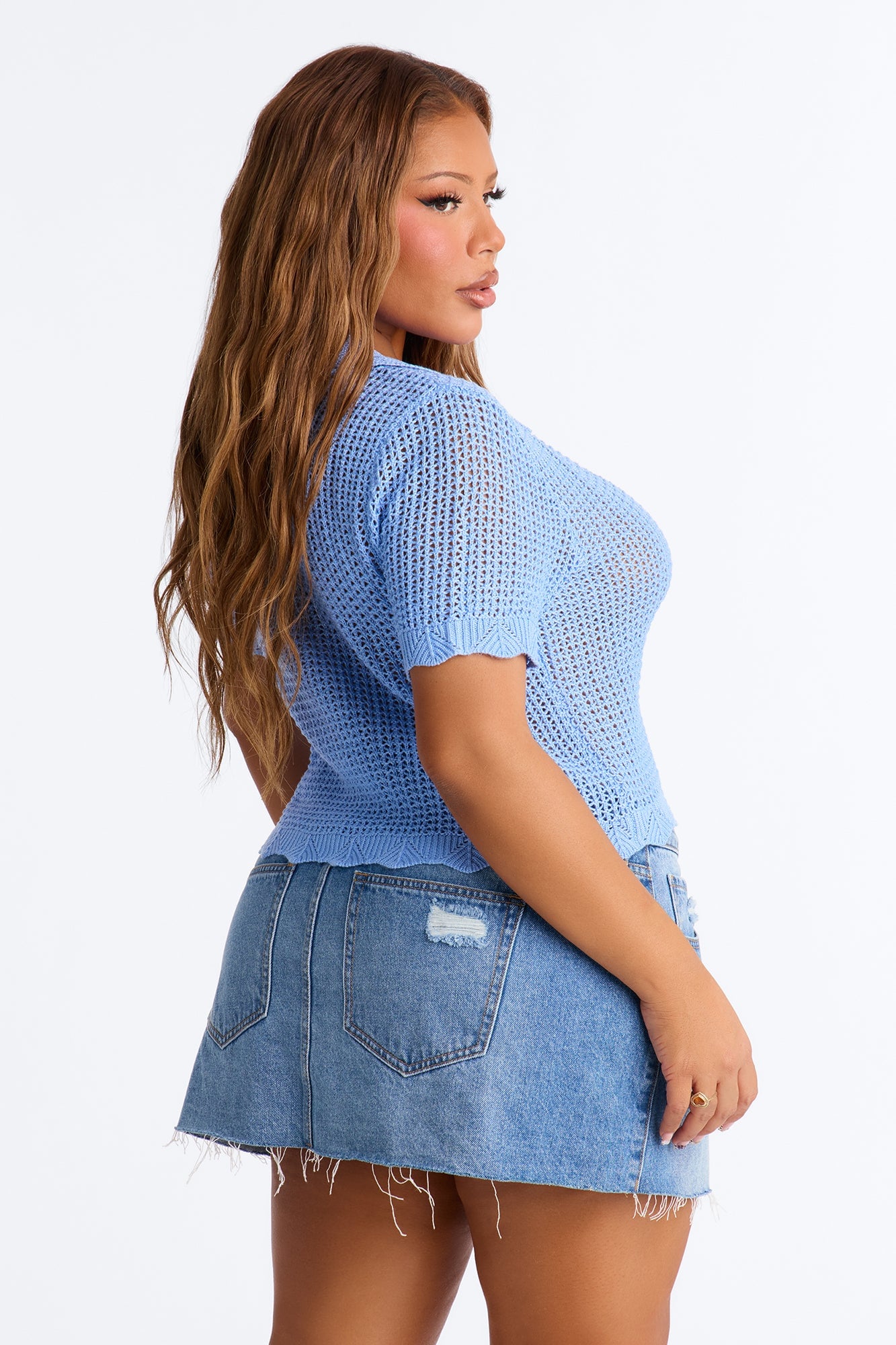 Jazzy Sweater Shirt - Blue image 4