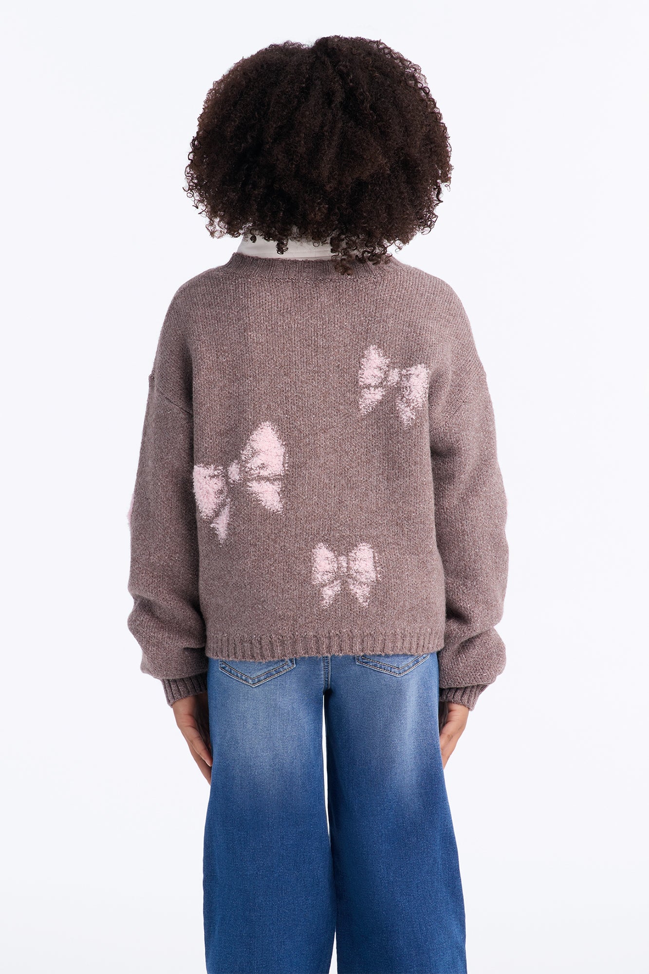 Mini Pretty Girl Pullover Sweater - Chocolate image 4