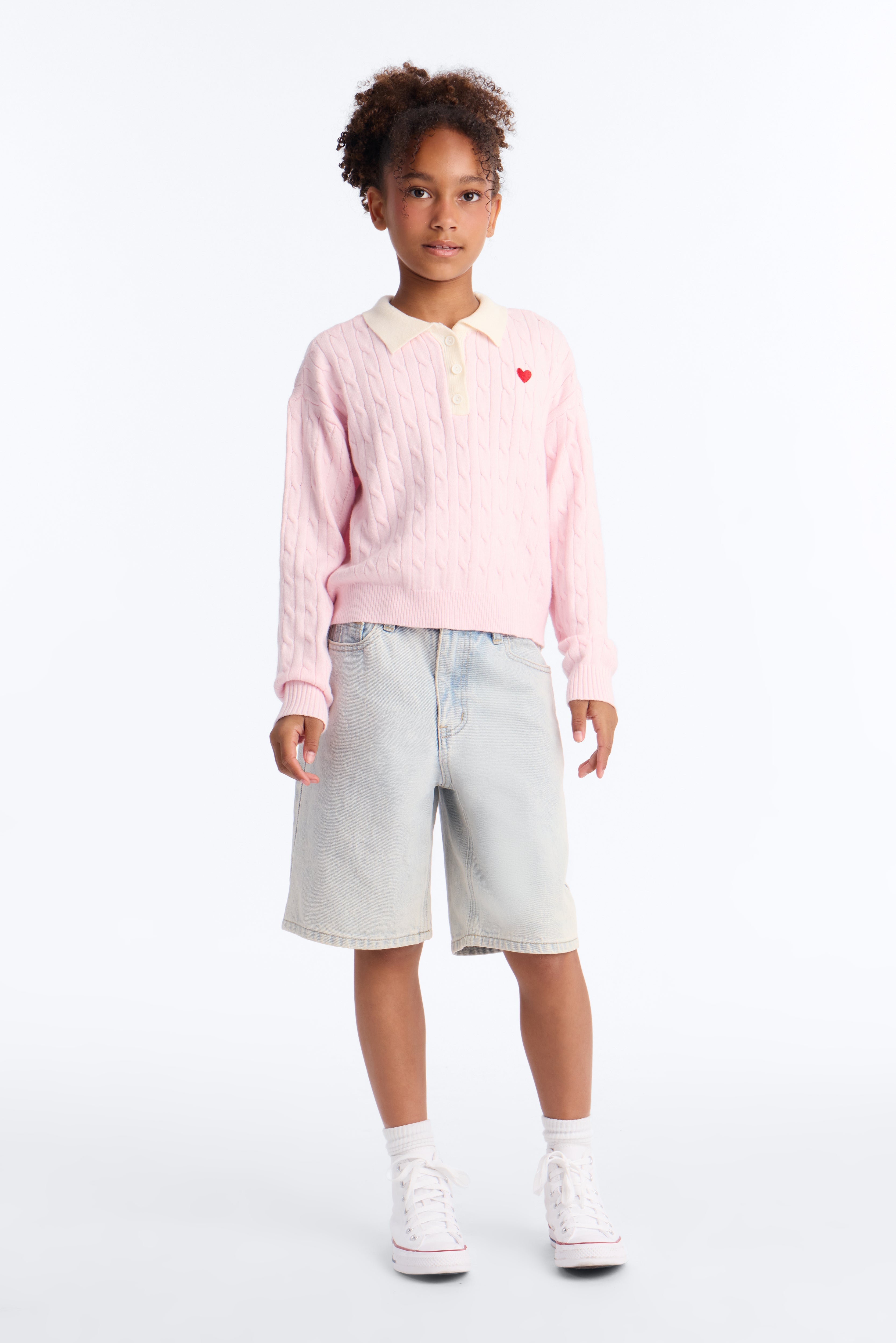 Mini True To Myself Pullover Sweater - Pink image 1