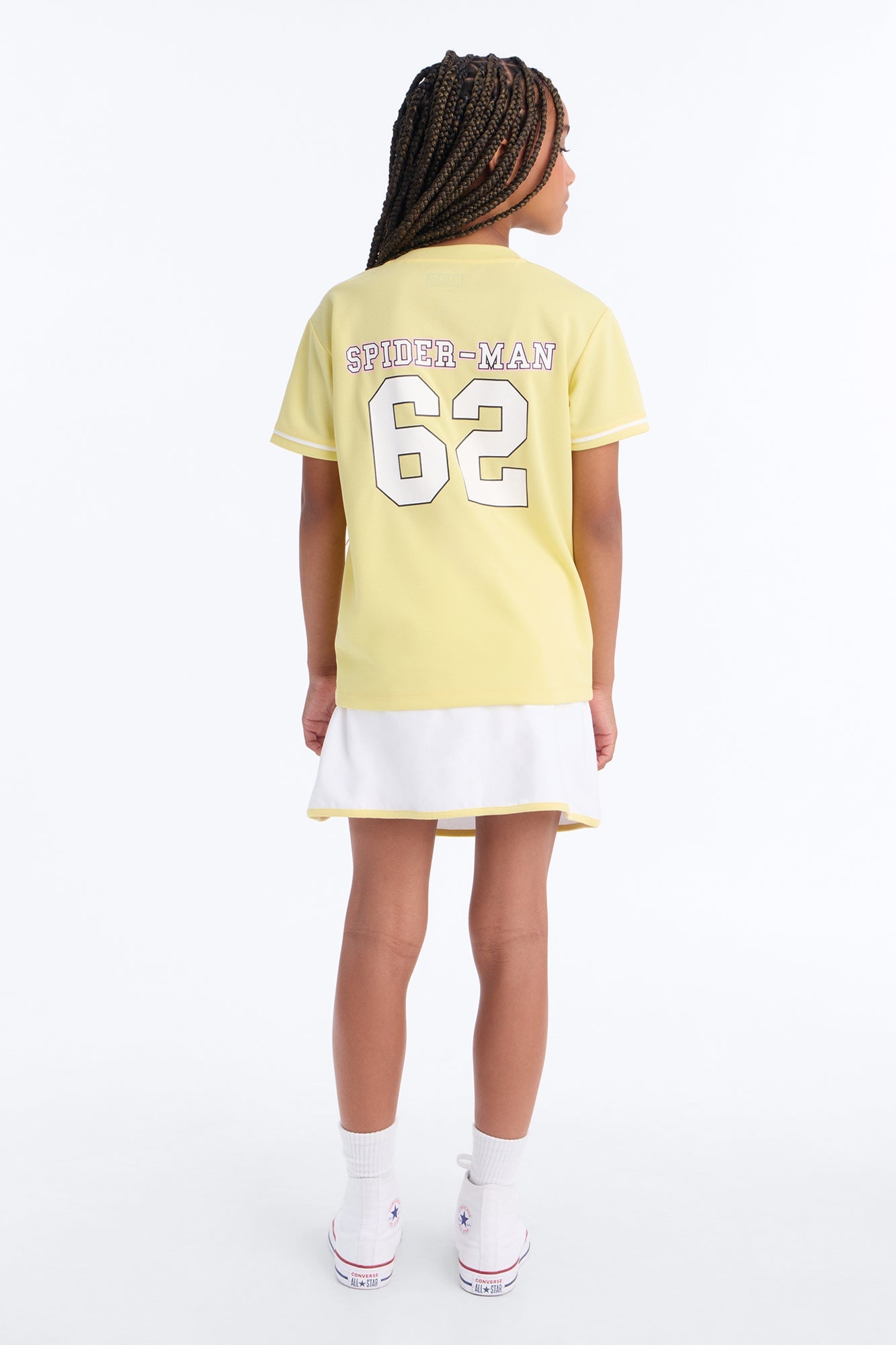 Mini Spiderman New York Skort Set - Yellow/combo image 3