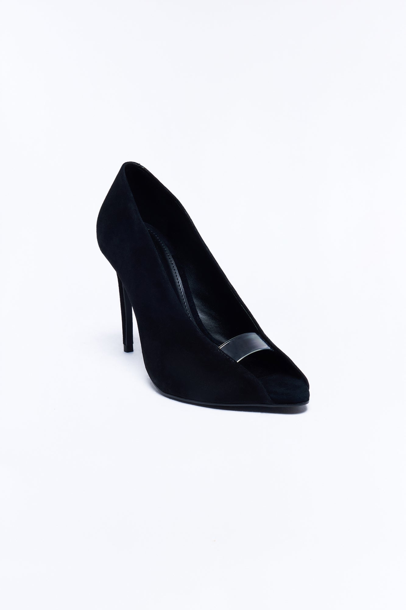 Steve Madden Santino Peep Toe Heels - Black image 4
