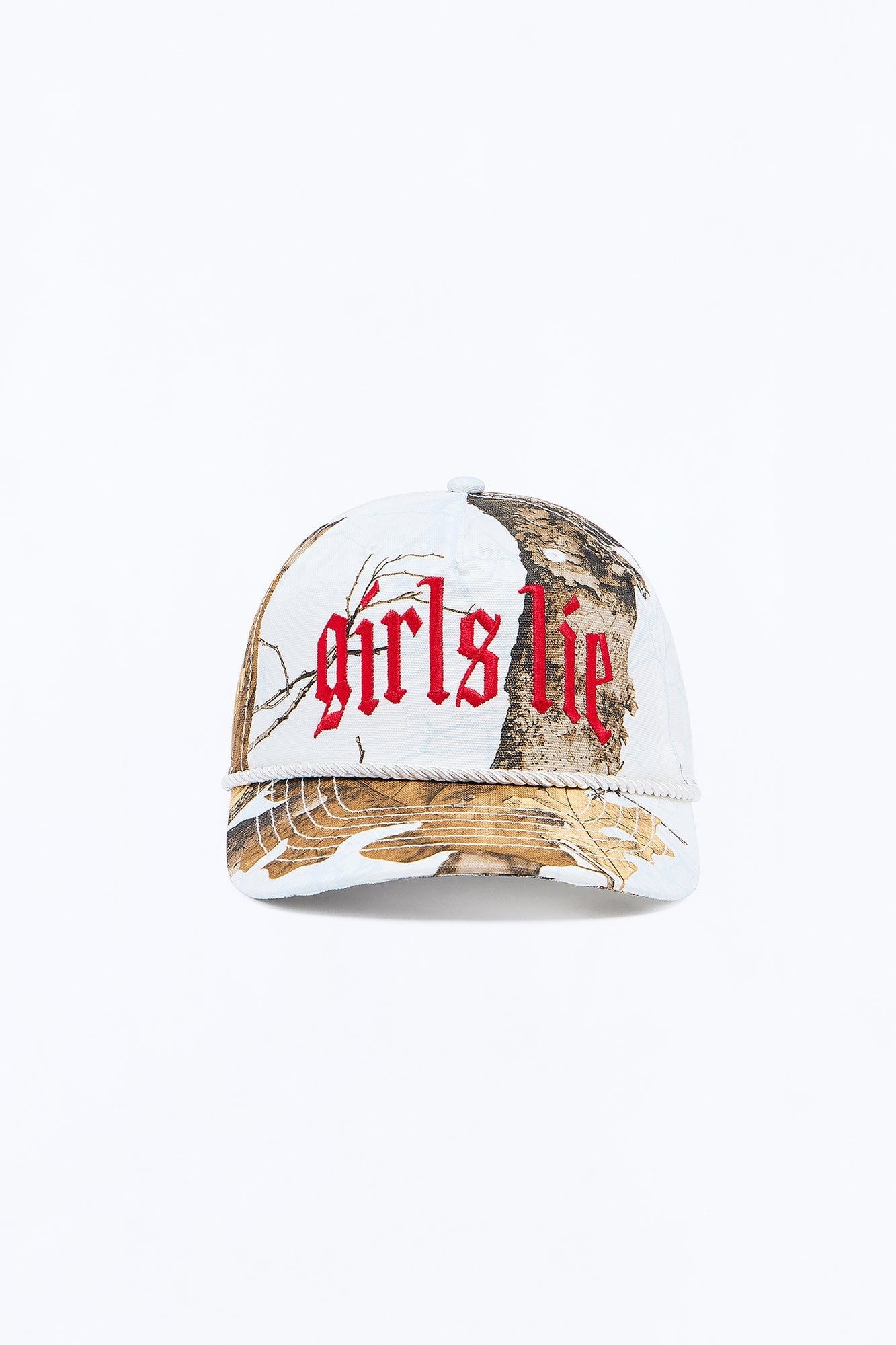 Real Tree Snow Girls Lie Structured Snapback Hat - Camouflage image 3