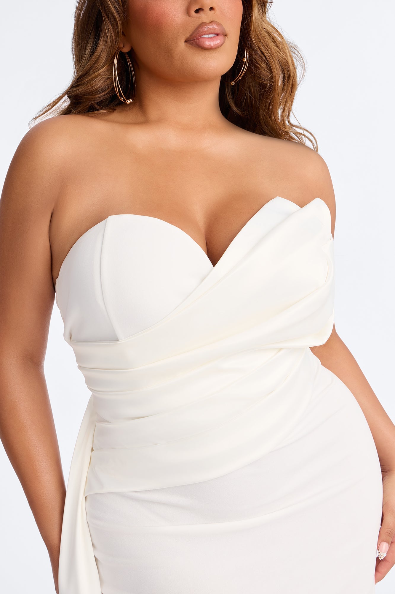 Katarina Maxi Gown Dress - White image 3