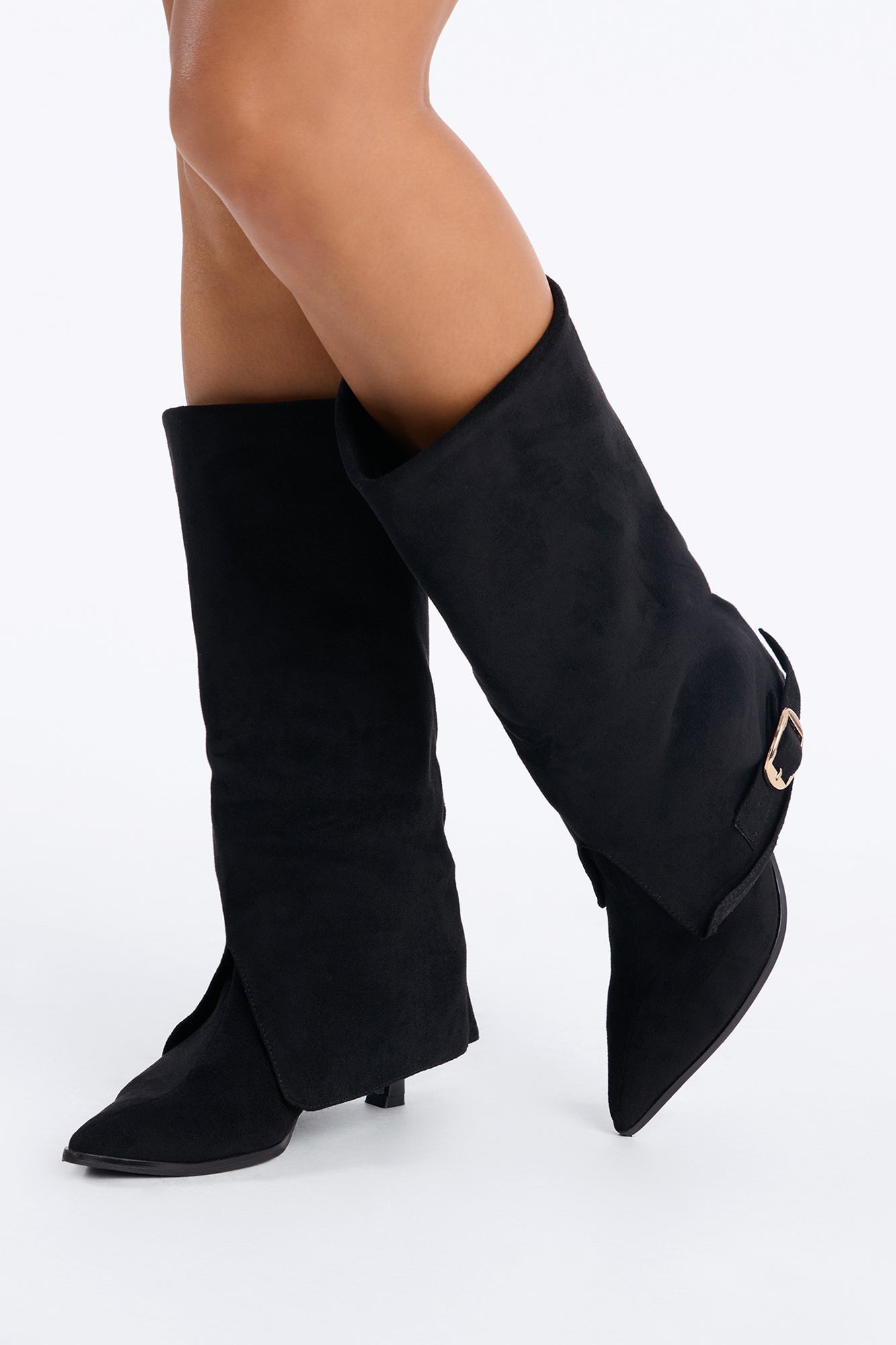 Stables Buckle Overlay Boots - Black image 2