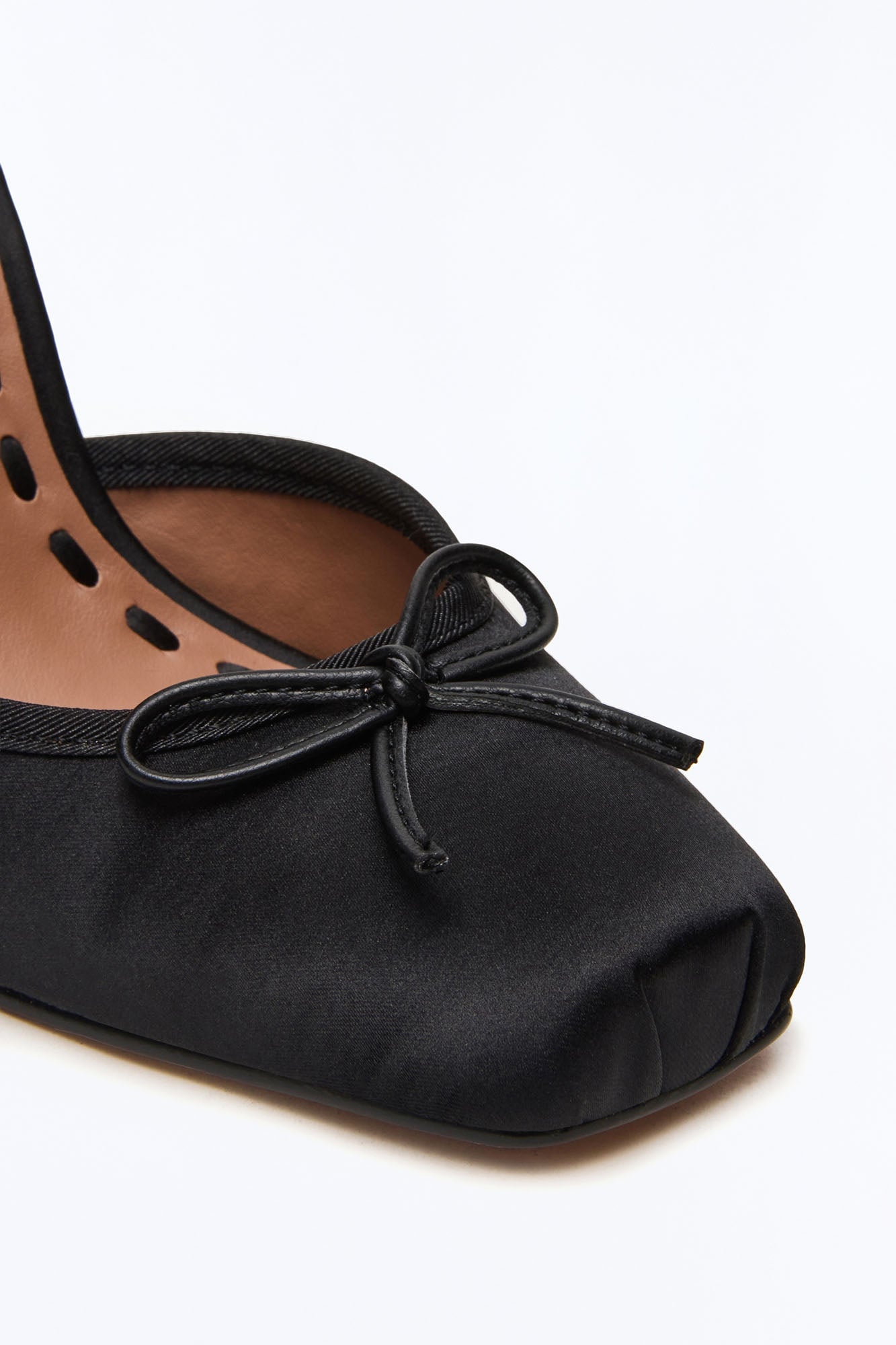 Steve Madden Larina Satin Pumps - Black image 4