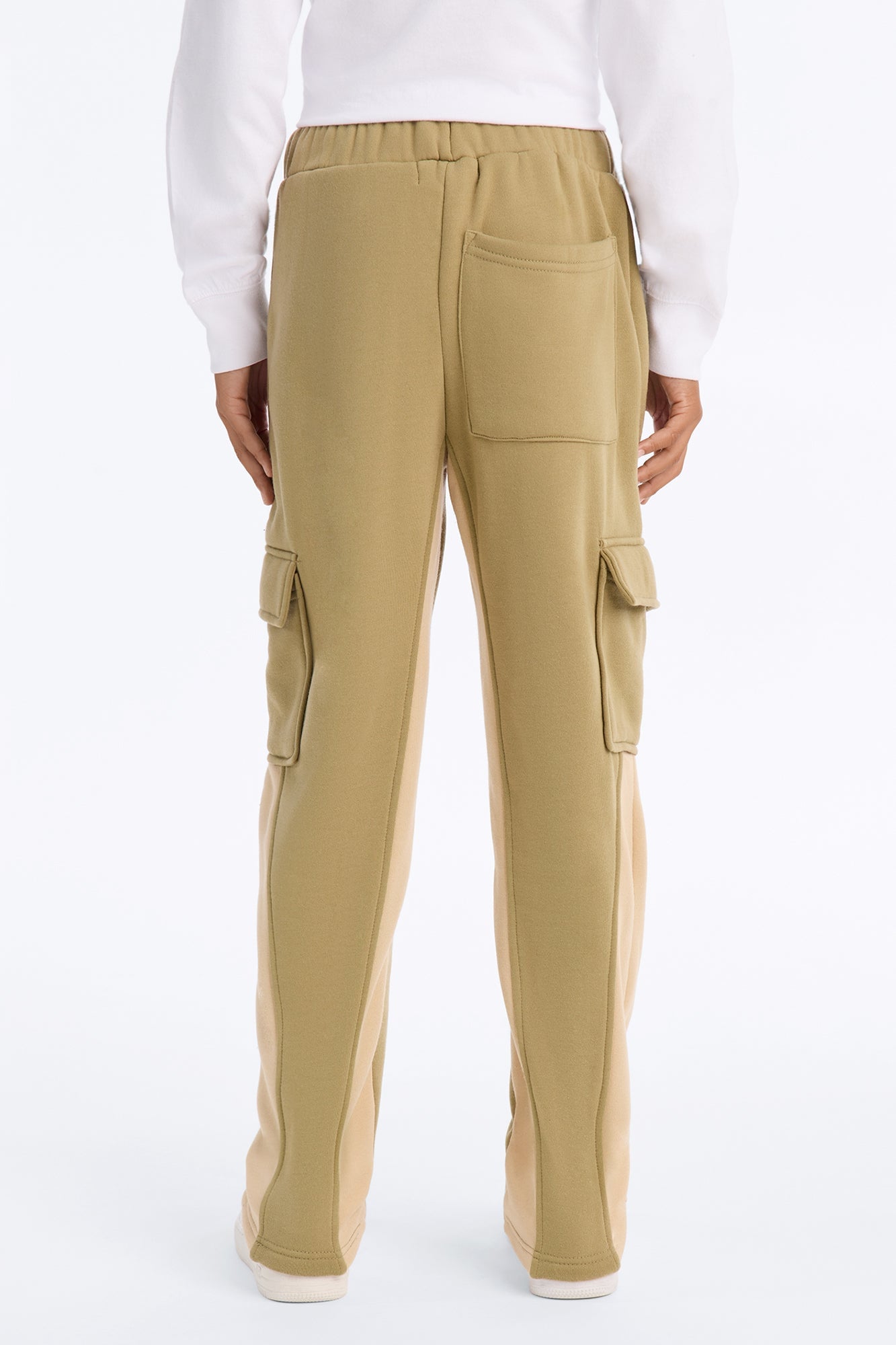 Mini Show A Little Cargo Flare Pant - Olive image 4