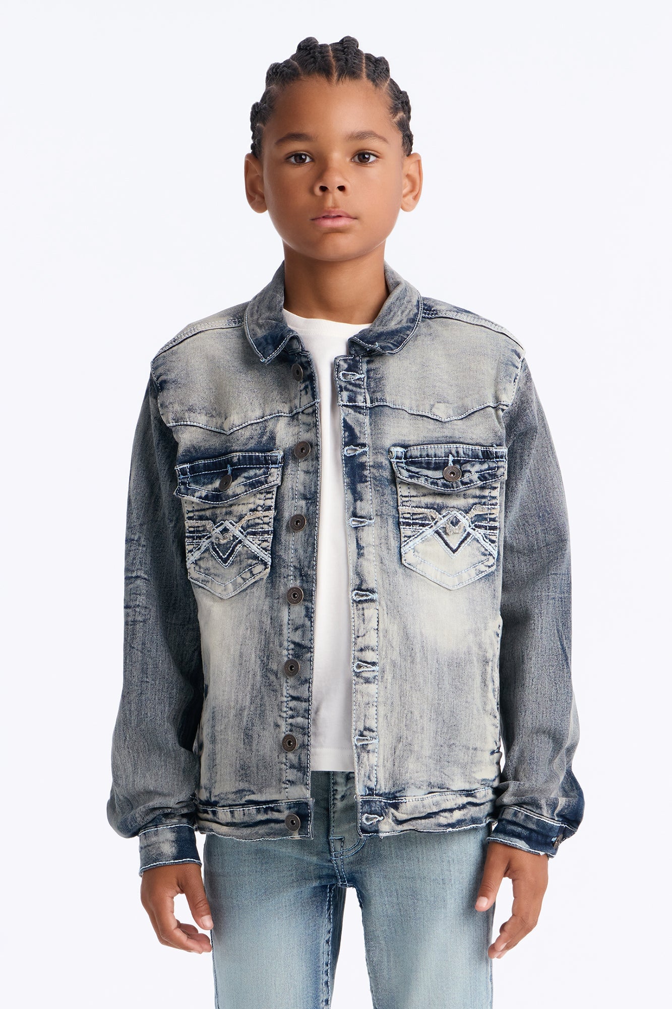Mini Ready For Anything Denim Jacket - Light Blue image 1