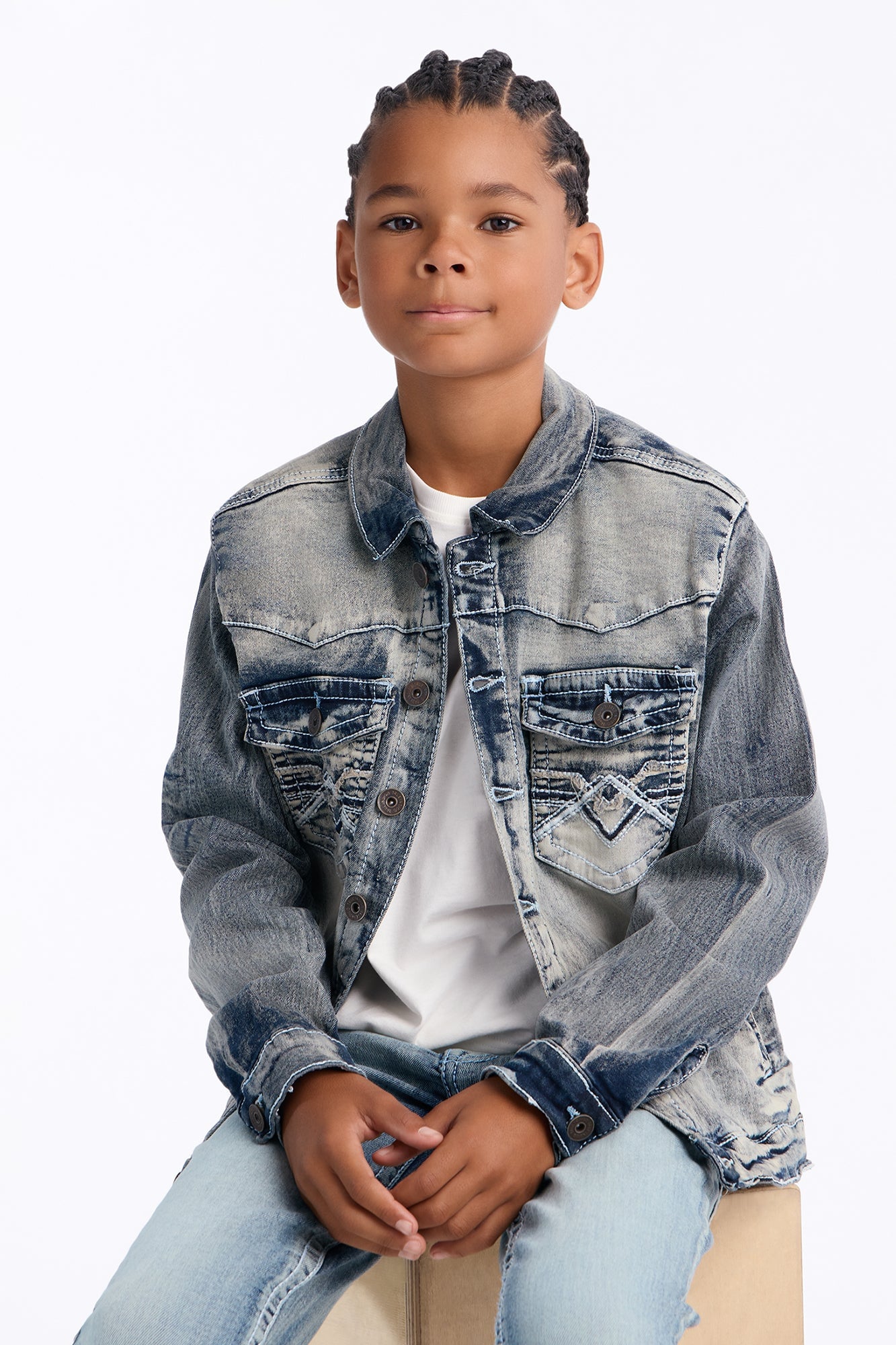 Mini Ready For Anything Denim Jacket - Light Blue image 4