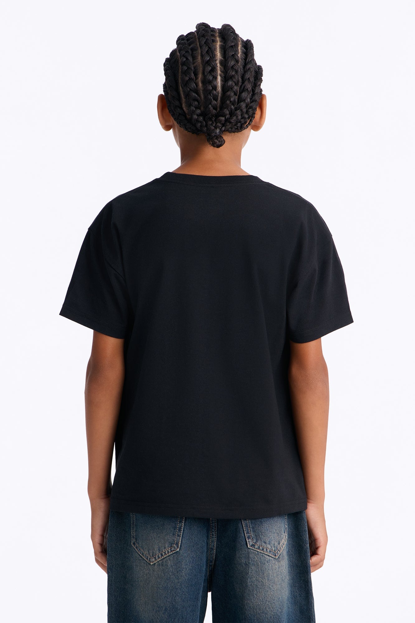 Mini Real Tree New York 88 Embroidered Patch Short Sleeve Tee - Black image 3