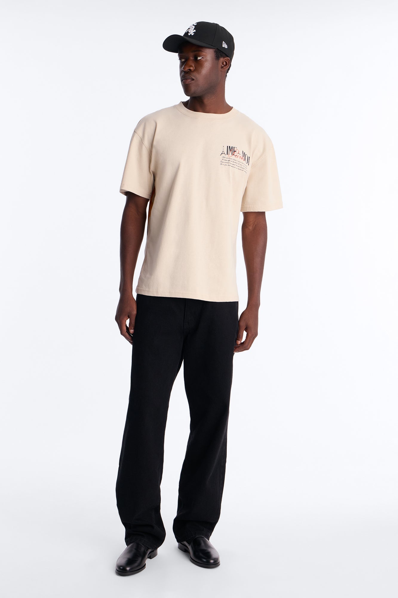 Aime Forever Oversized Short Sleeve Tee - Sand image 7