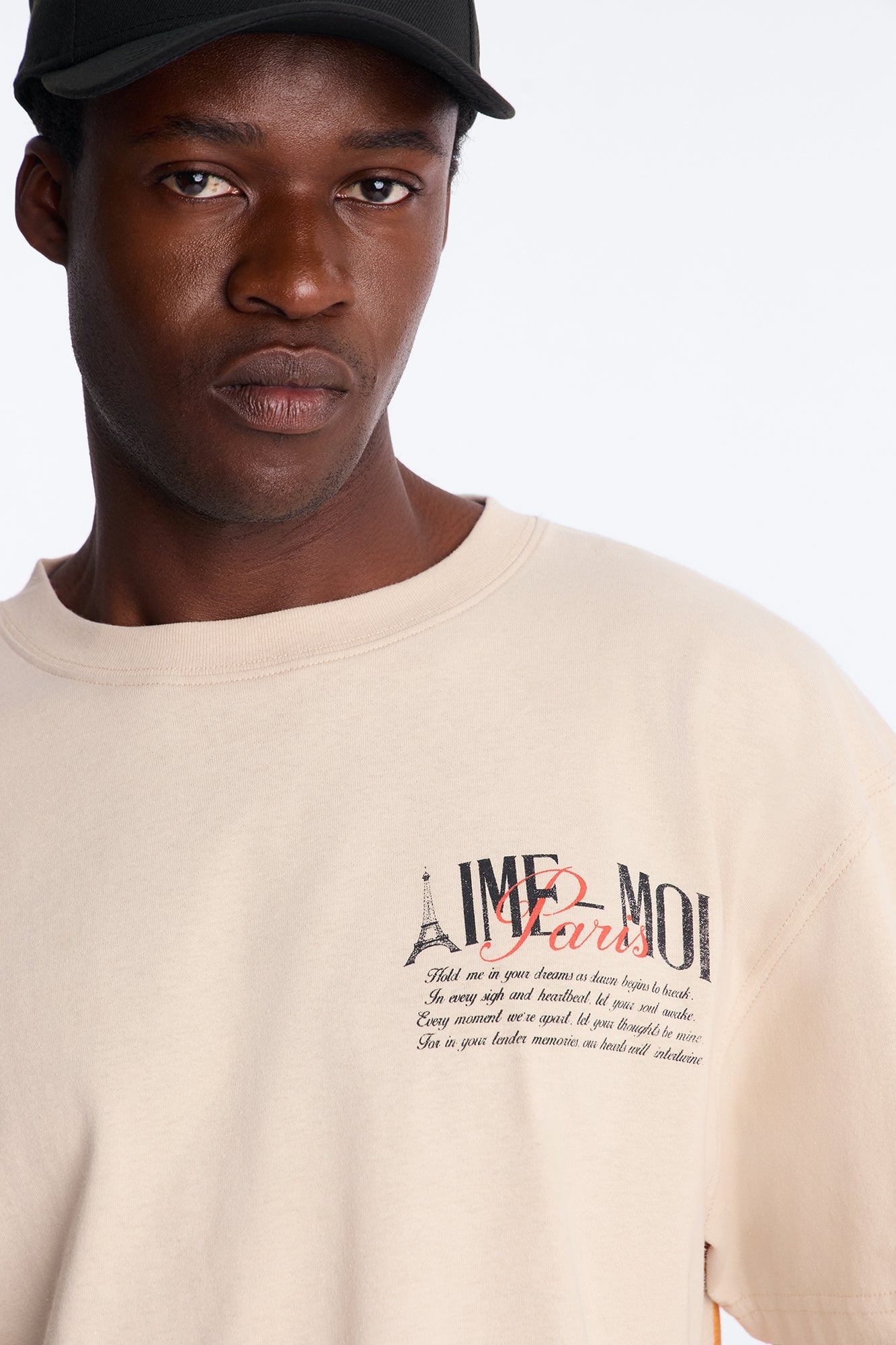 Aime Forever Oversized Short Sleeve Tee - Sand image 8