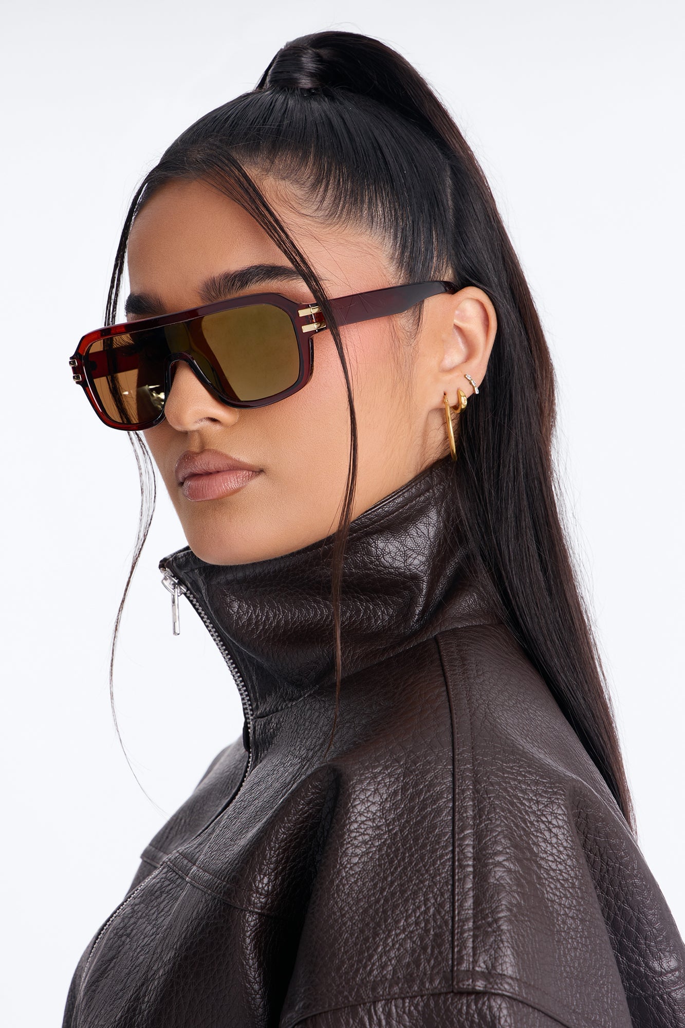Sunglow Flash Sunglasses - Brown image 3