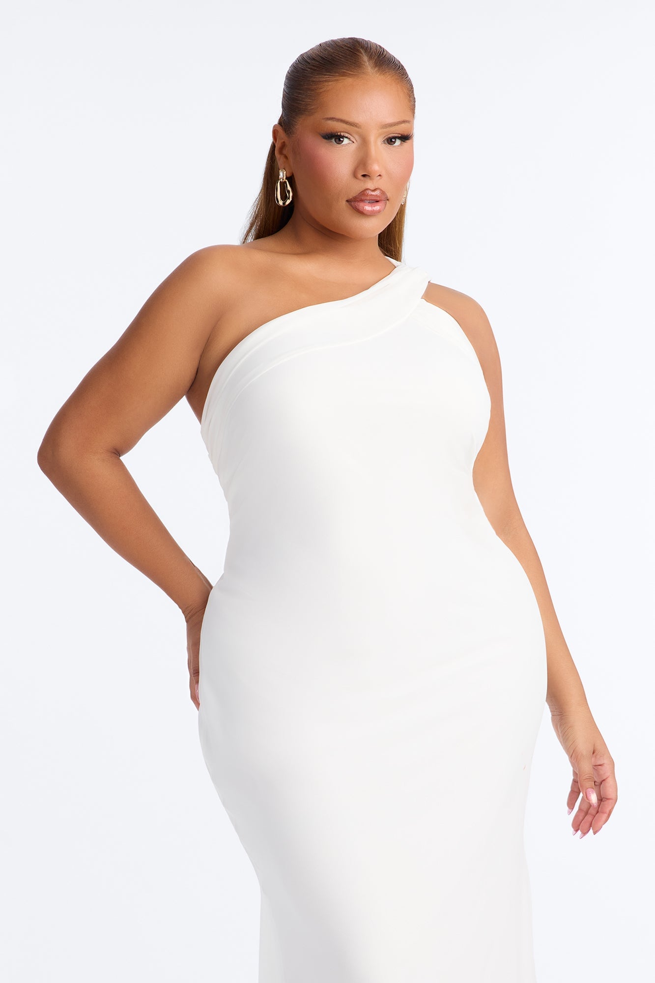Sarah Chiffon Maxi Dress - White image 2