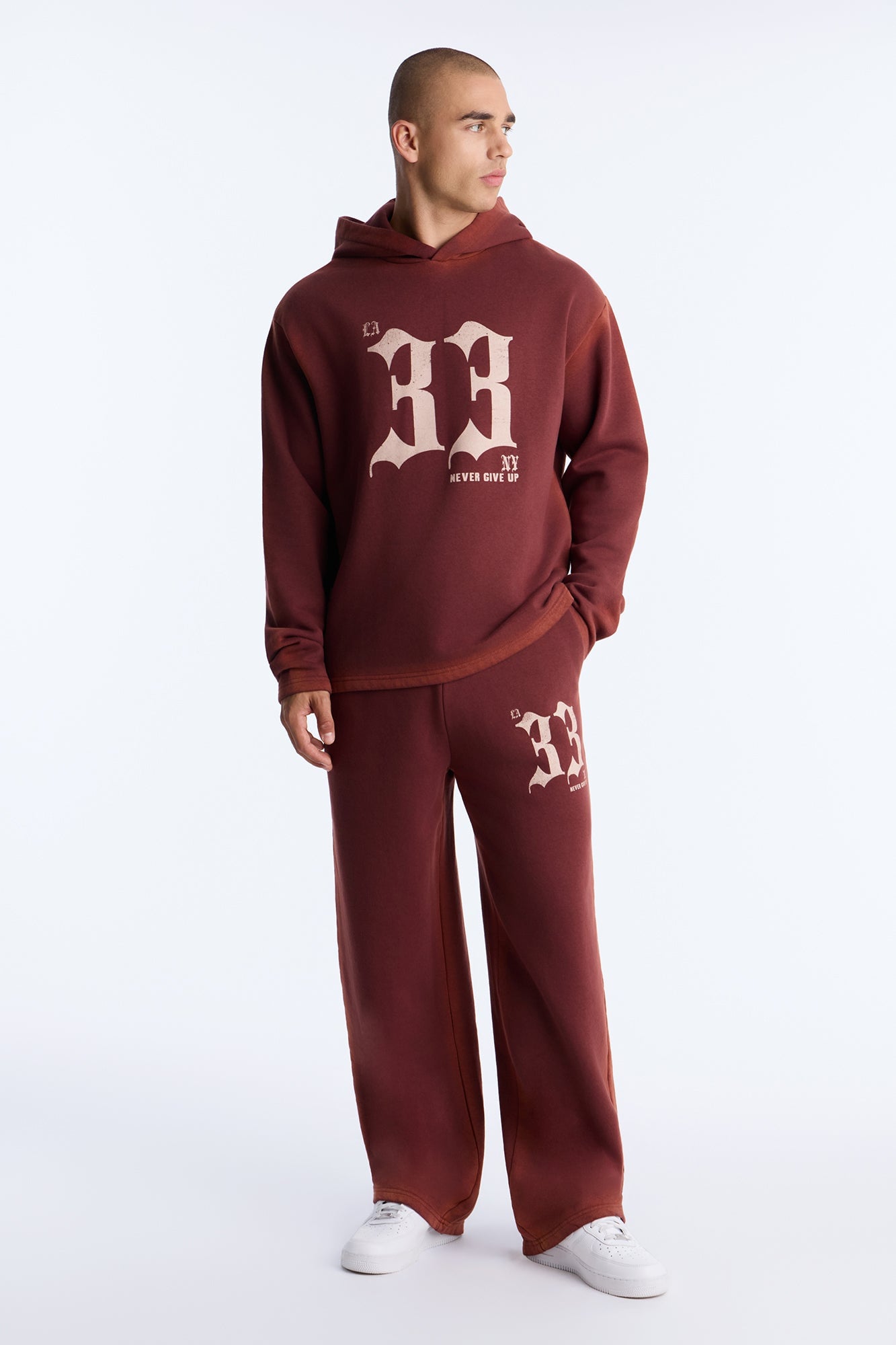 Substance 33 Hoodie - Burgundy/combo image 6