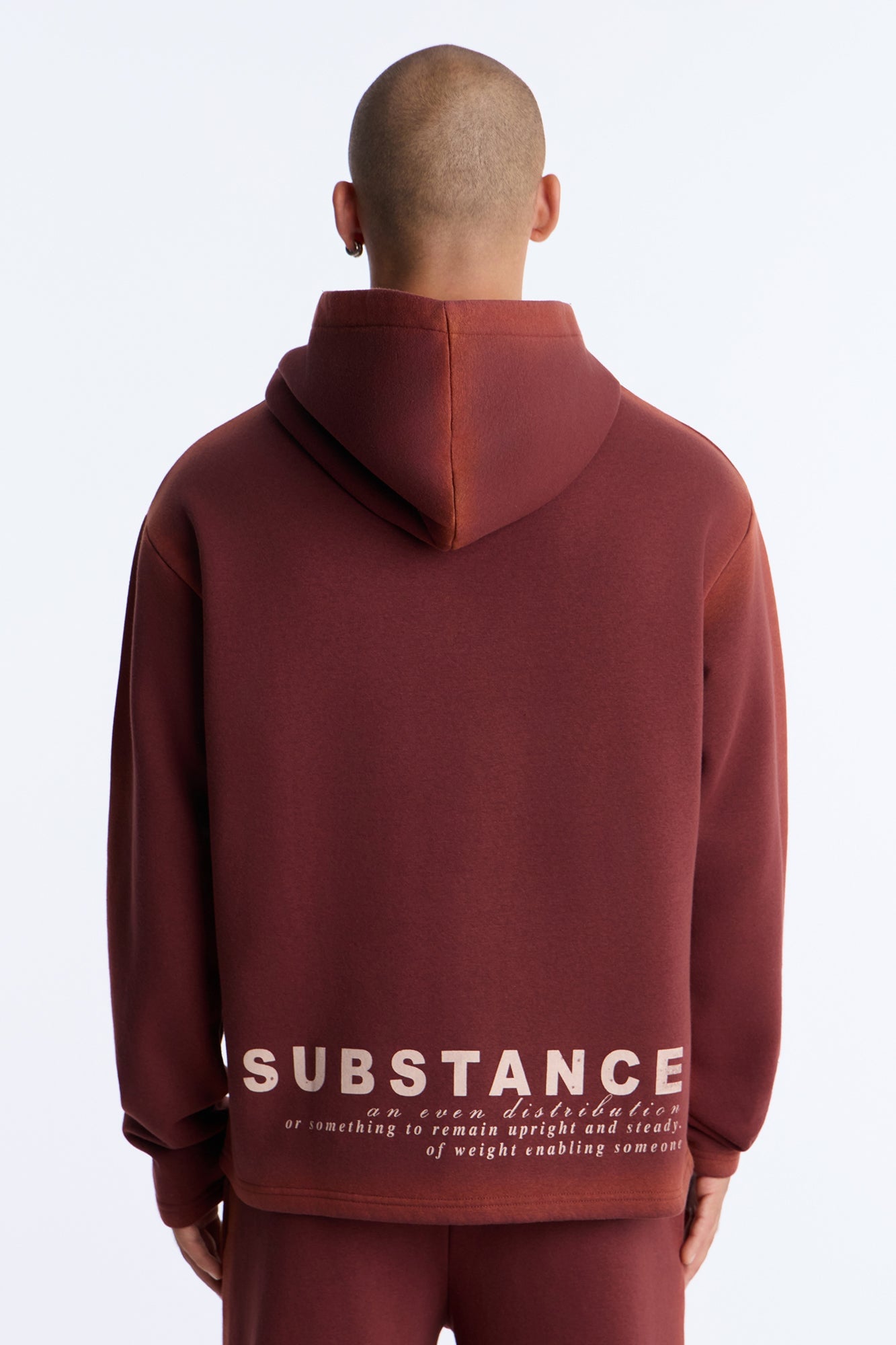 Substance 33 Hoodie - Burgundy/combo image 7