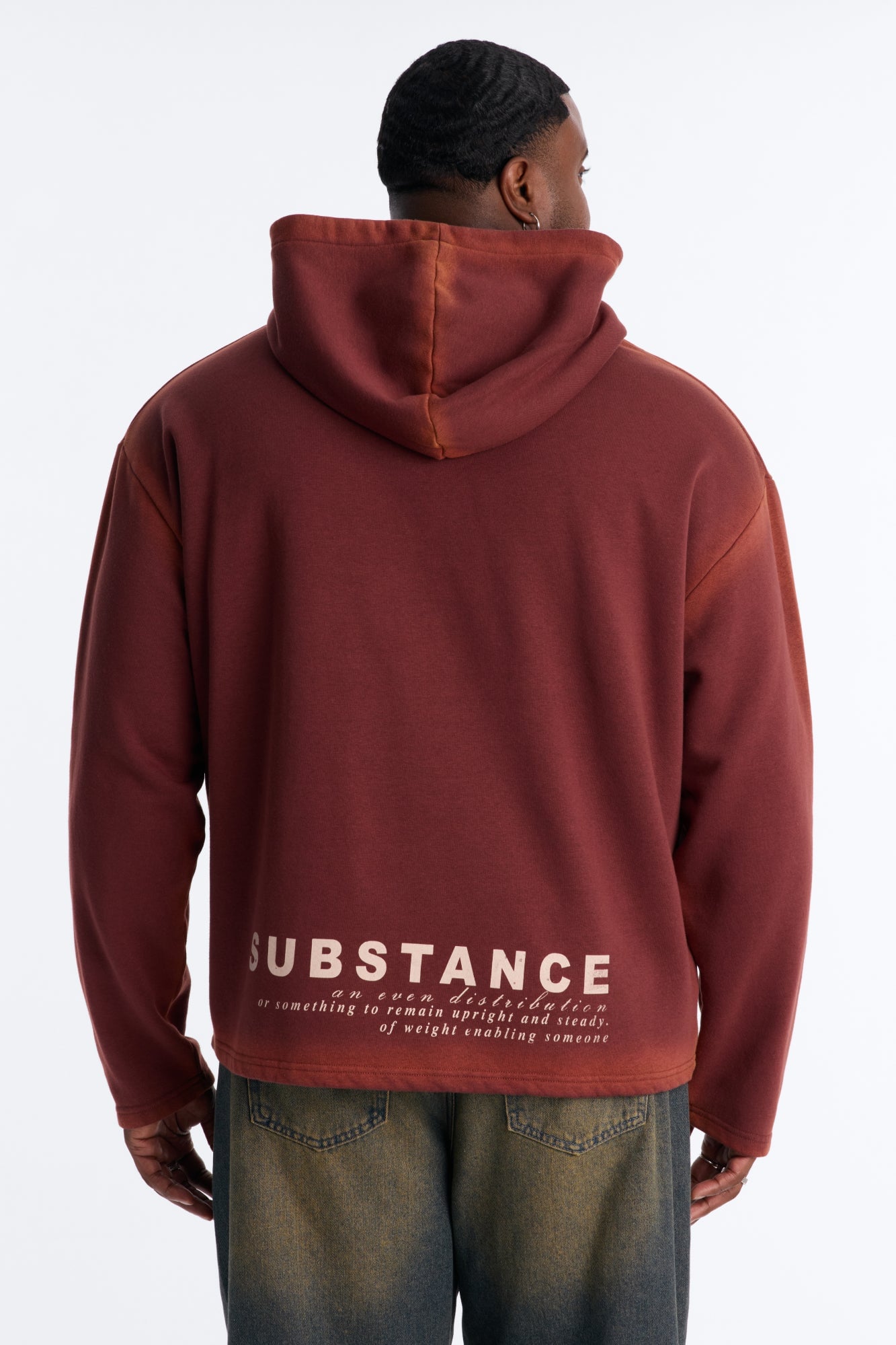 Substance 33 Hoodie - Burgundy/combo image 4