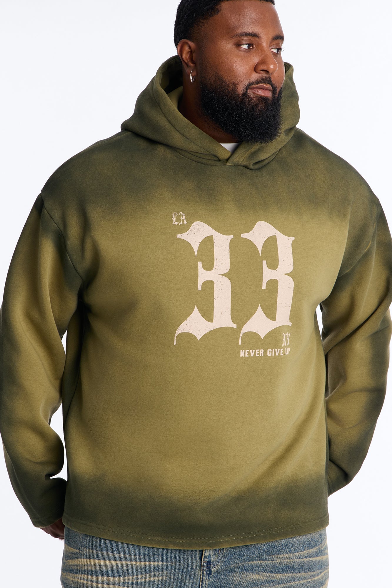 Substance 33 Hoodie - Olive/combo image 1