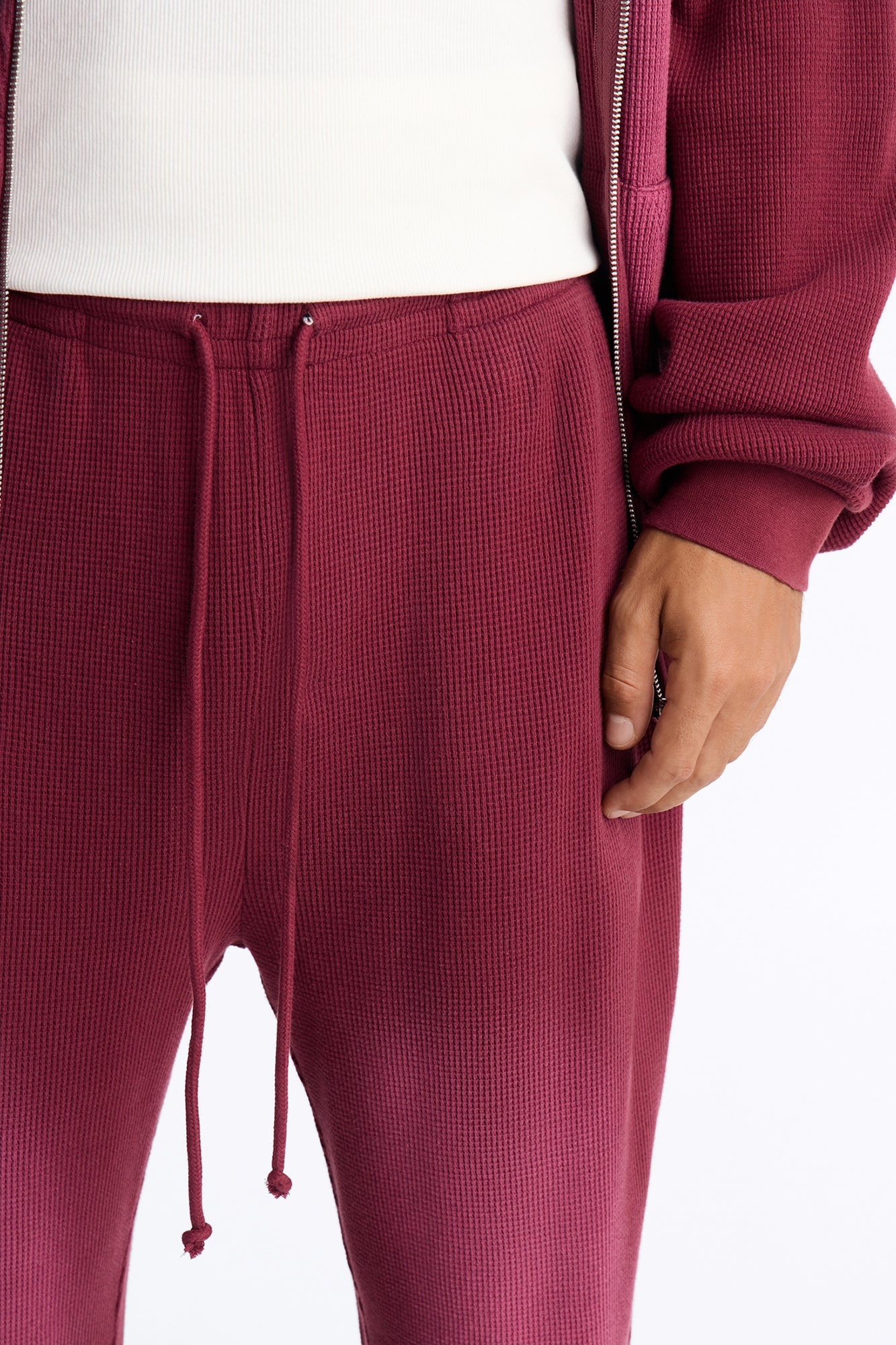Modern Wash Sweatpants - Burgundy image 8